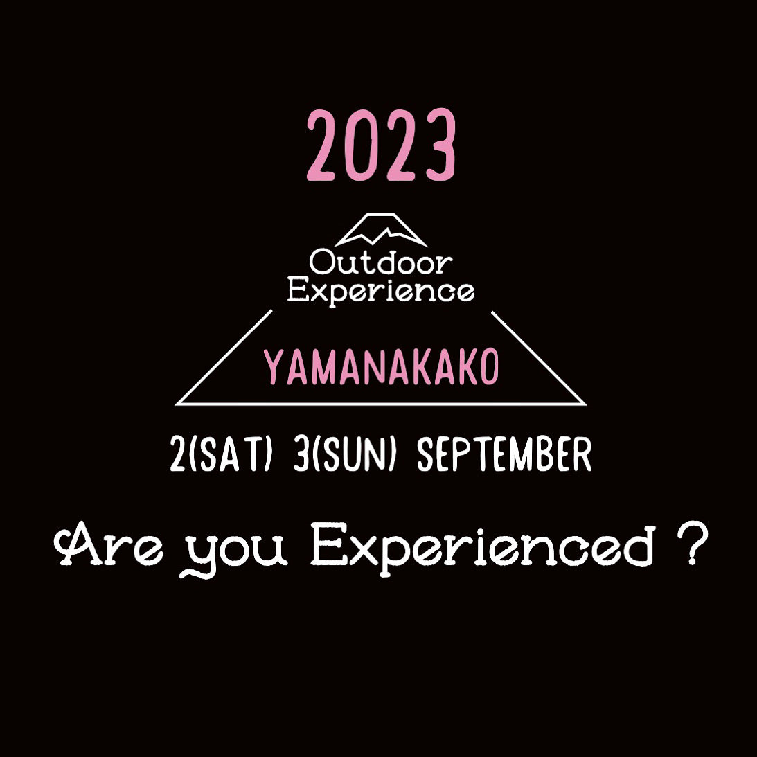 【OUTDOOR EXPERIENCE YAMANAKAKO】