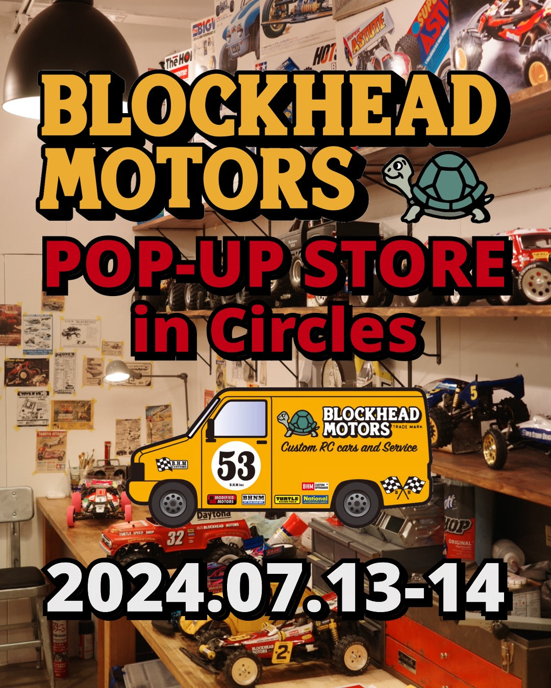 【BLOCKHEAD MOTORS POP-UP】ラジコン×自転車 ブロックヘッドモーターズが名古屋にやってくる!