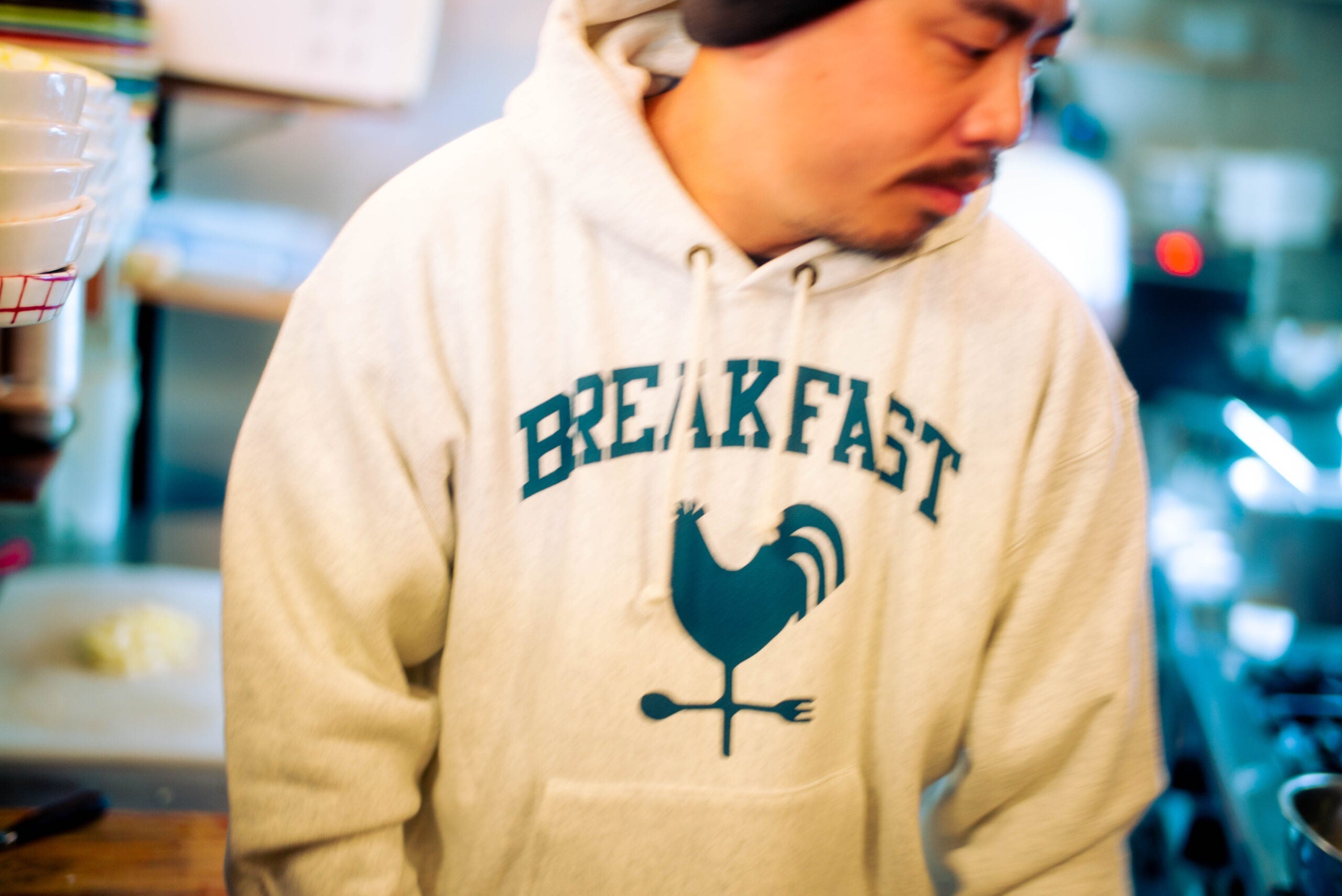 【CHAMPION別注③】EarlyBirds Breakfast Hoodie