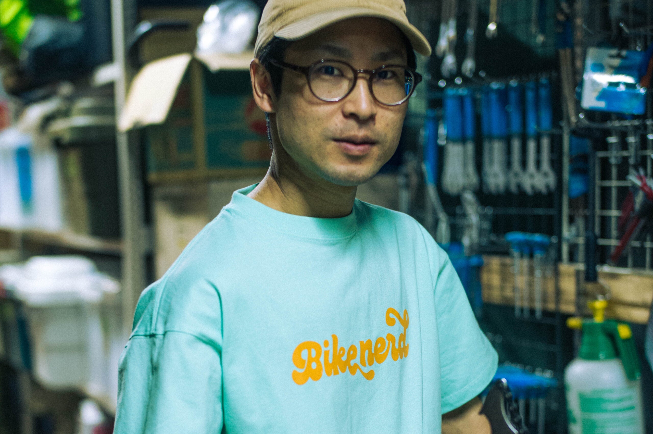 CHAMPION S/S Tee “Bike Nerd”