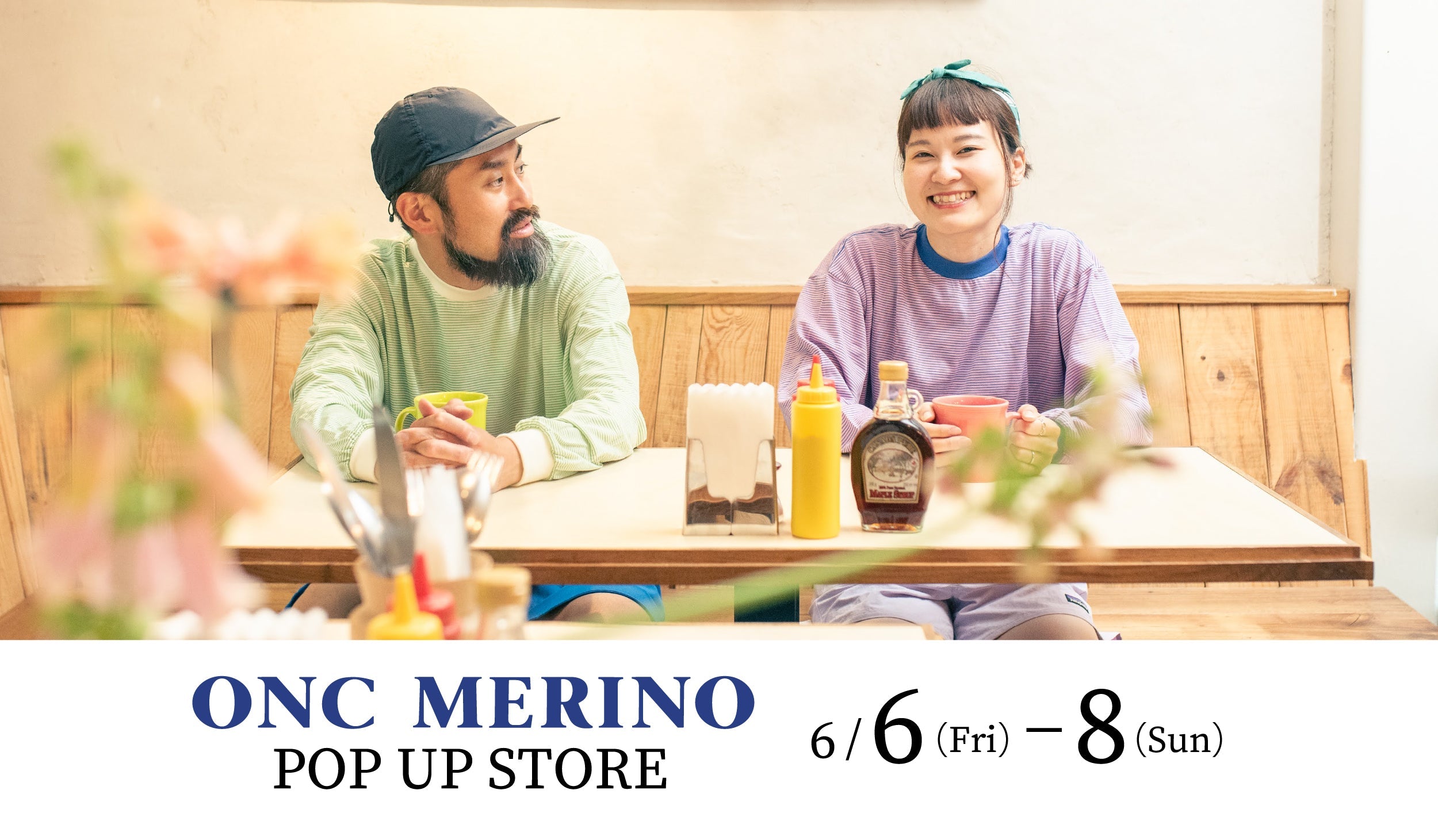 【ONC MERINO POP UP】着心地抜群のメリノウールT-シャツ!!!