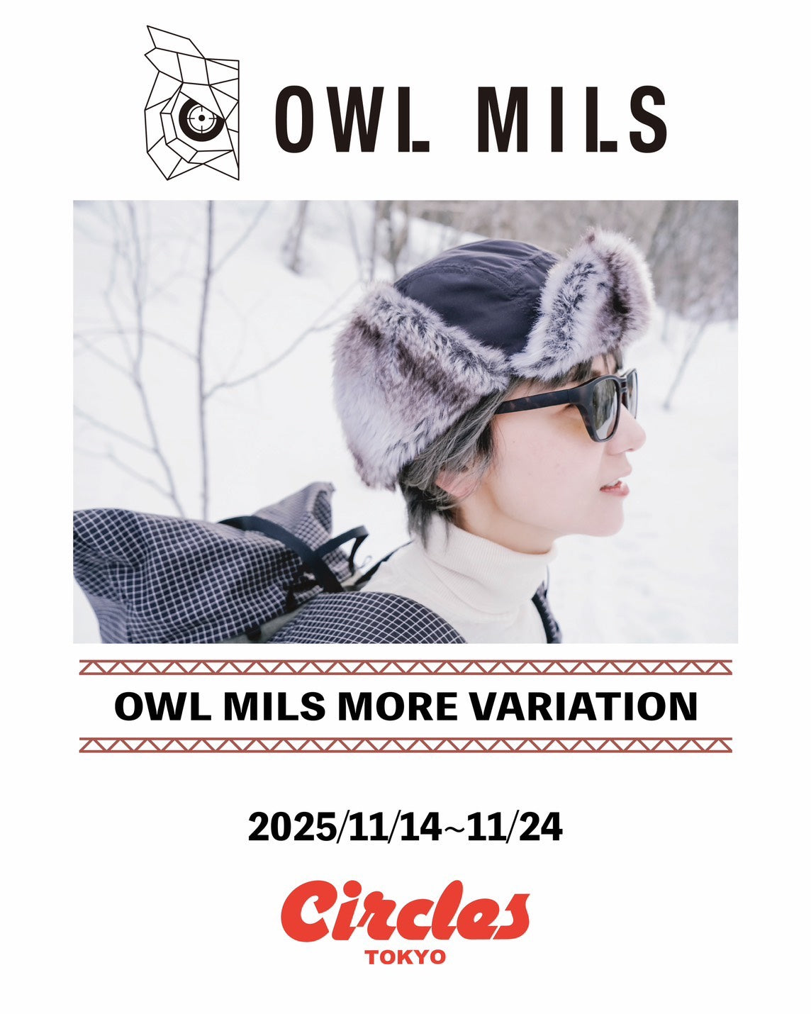 【Circles Tokyo】OWL MILS MORE VARIATION POPUP開催👓