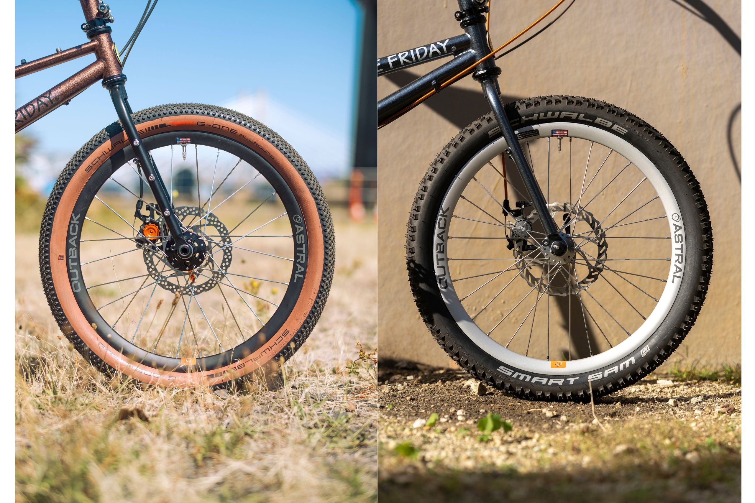 【ASTRAL CYCLING】 小さくても頼れるリム / Outback 20″ Black&Matte Silver