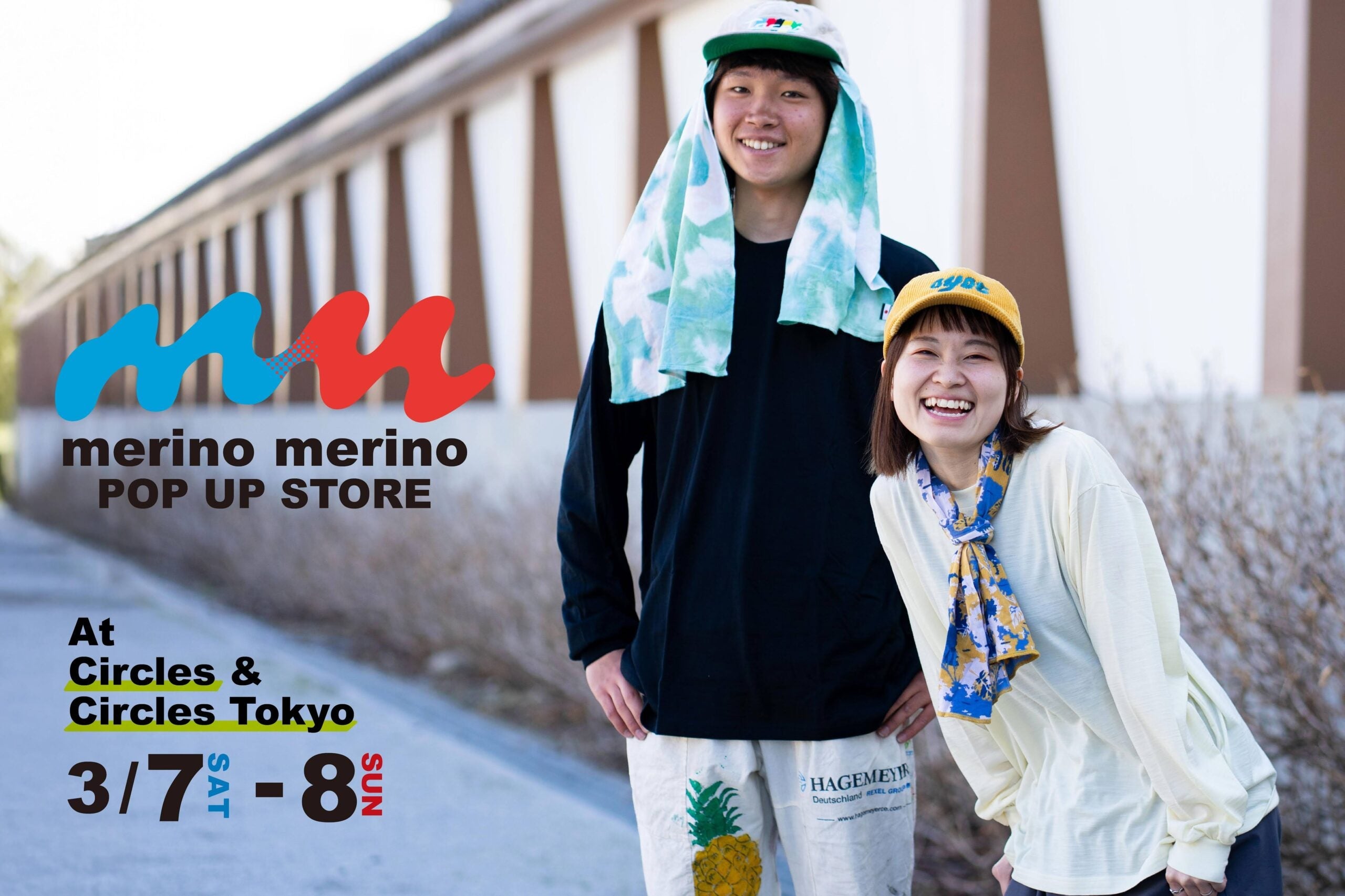 東名POP UP TOUR Vol.14 merino merino サークルズへ到来🐏