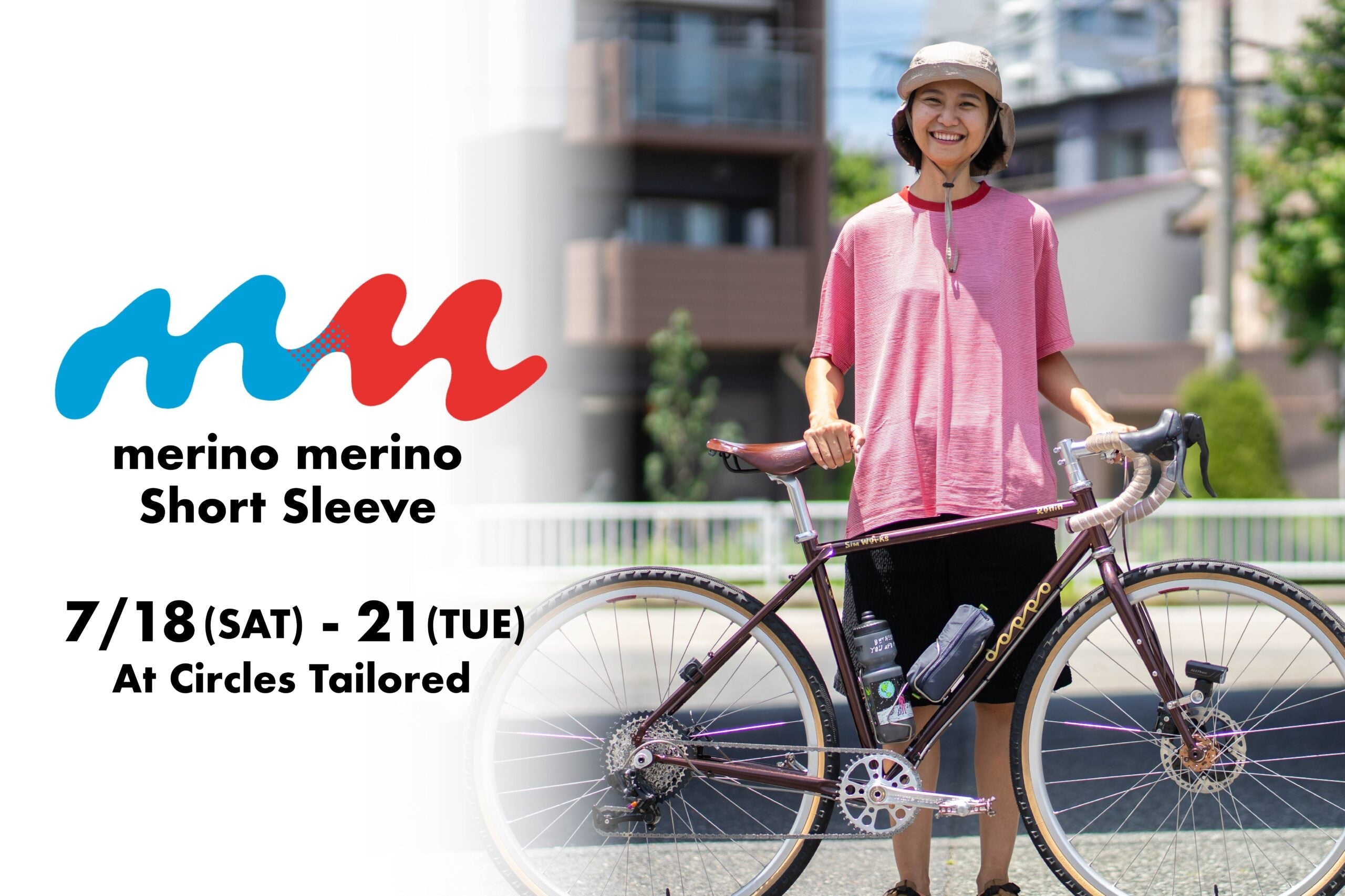 【merino merino】Short Sleeve T-シャツ販売会
