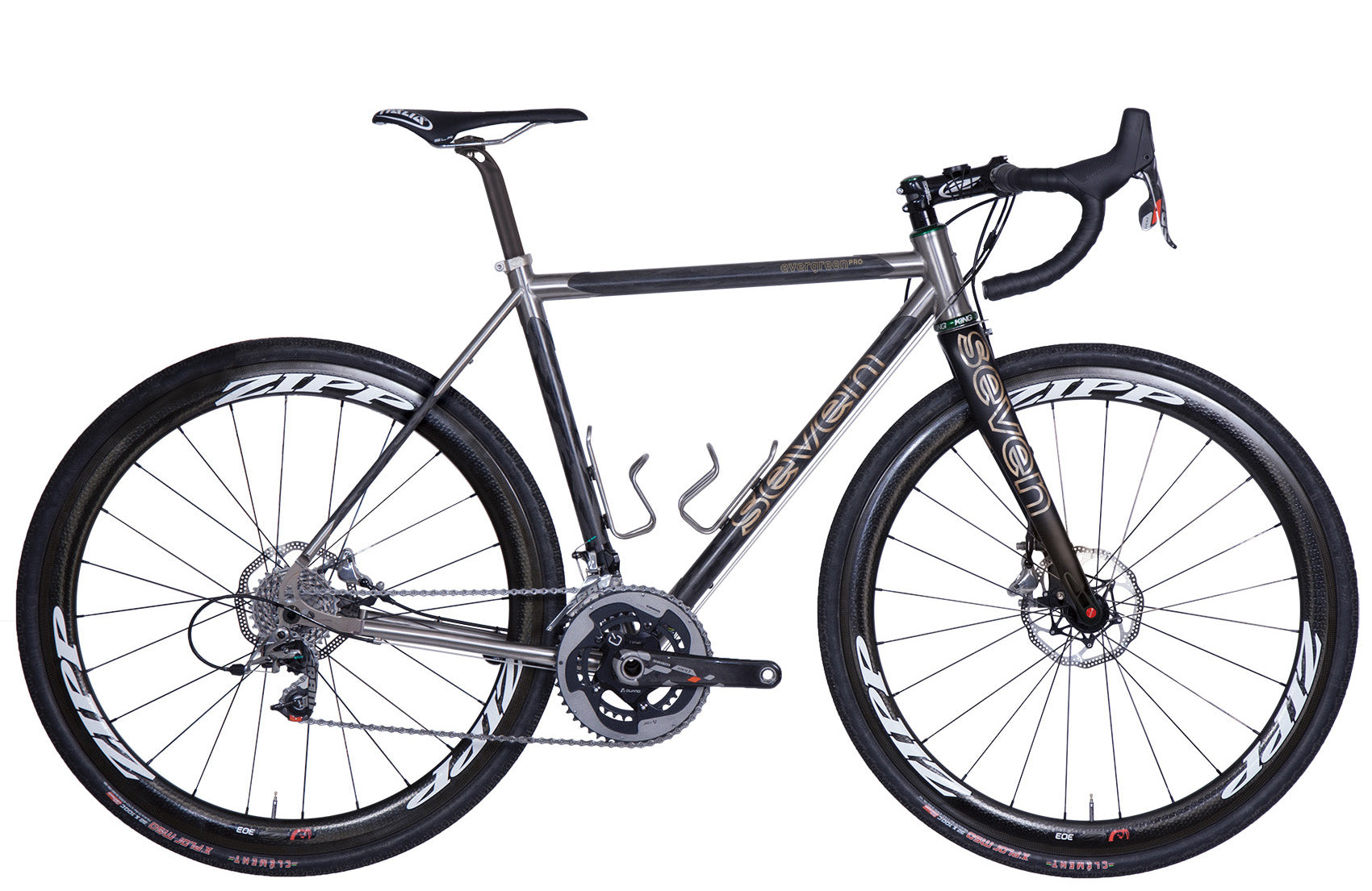 Titanium/Carbon Fiber Gravel Road Bicycles Model / Evergreen