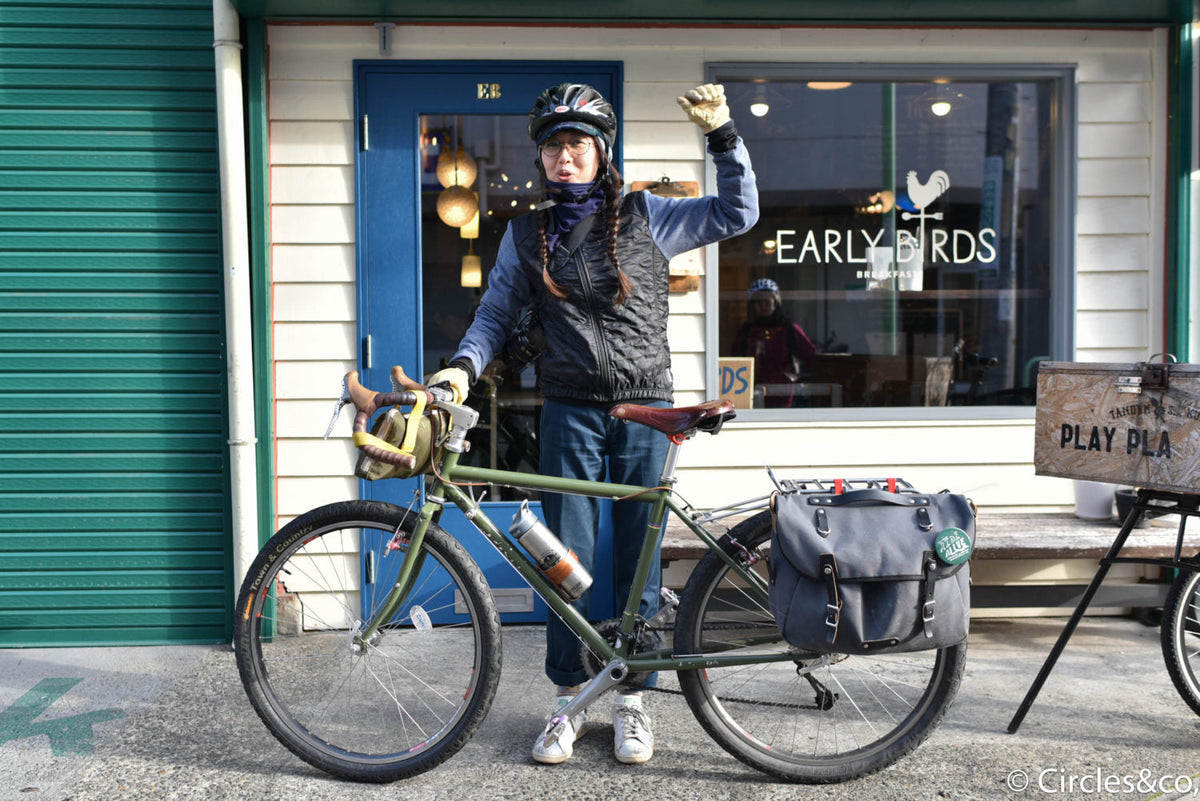 Manami with Surly Long Haul Trucker