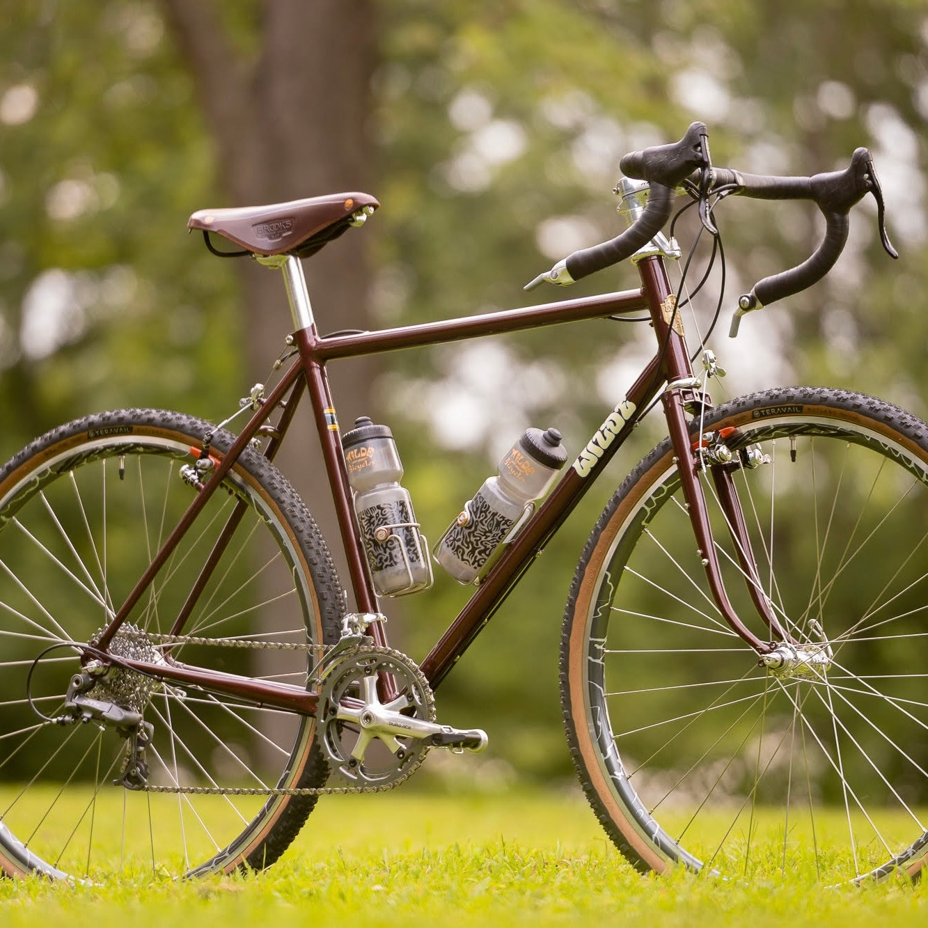 WILDE BICYCLE Spelljammer Rim Brake Randonneur Frame Set - Oxblood