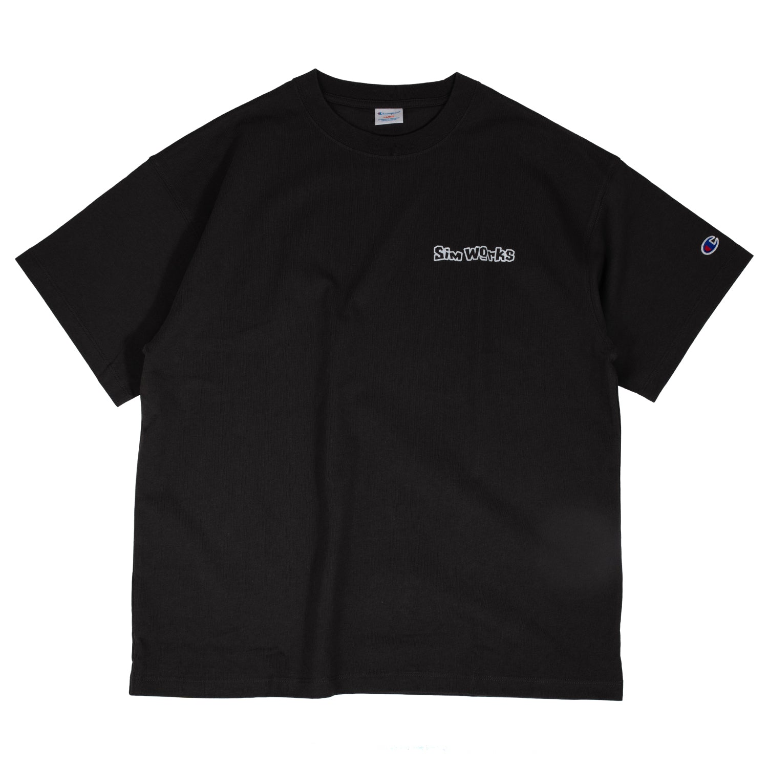 CHAMPION S/S Tee SIMWORKS Logo
