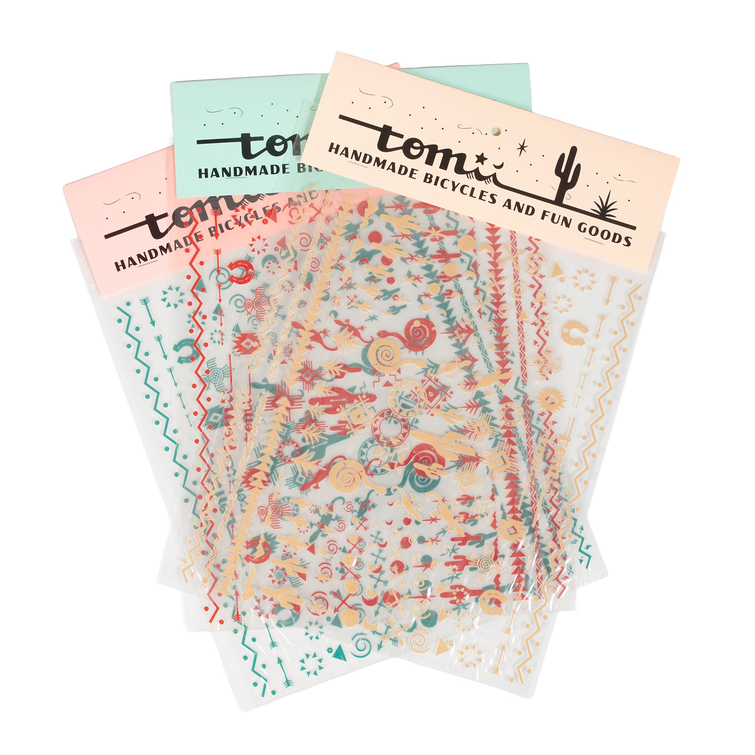 TOMII CYCLES "Desert Fossil" Decal Sheet