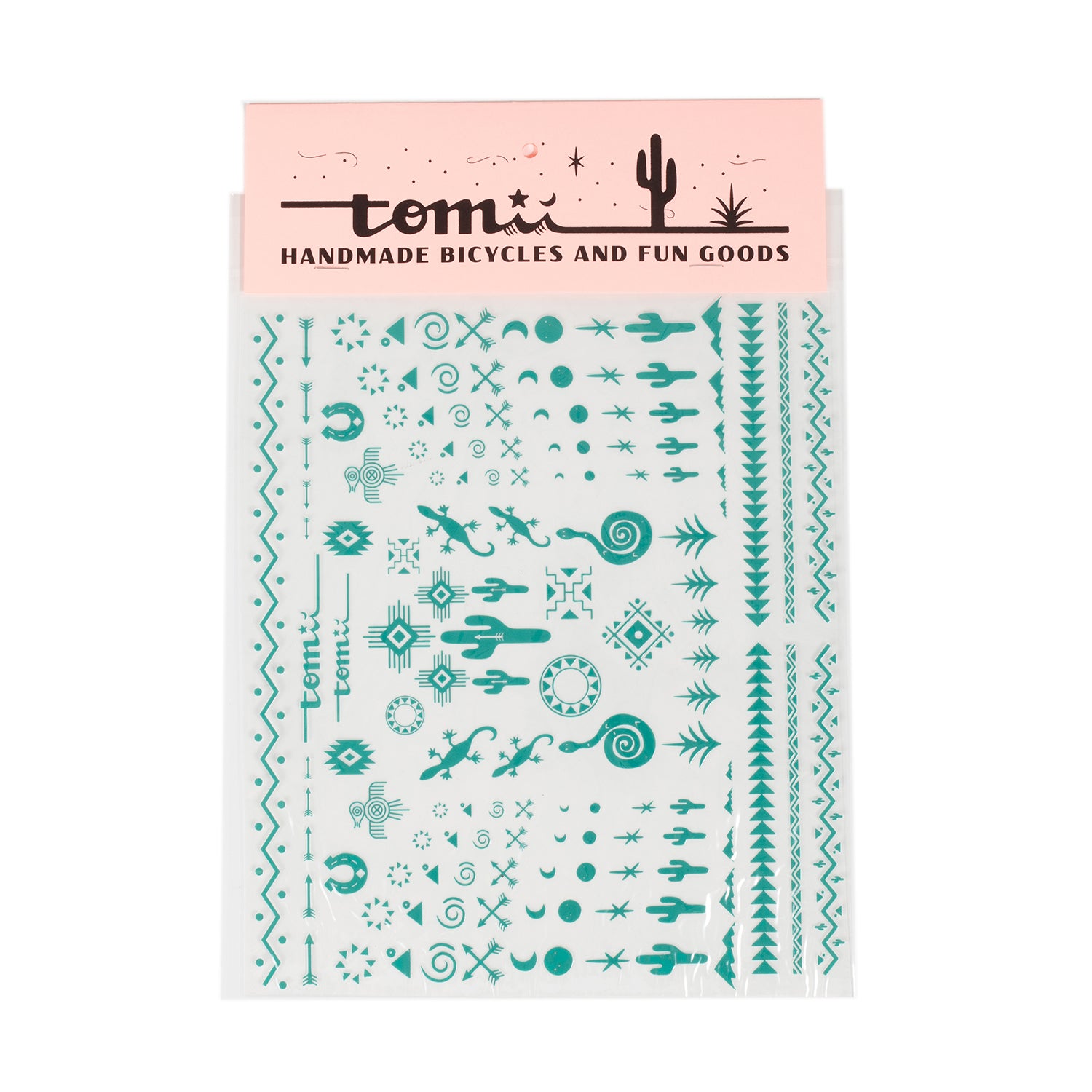 TOMII CYCLES "Desert Fossil" Decal Sheet