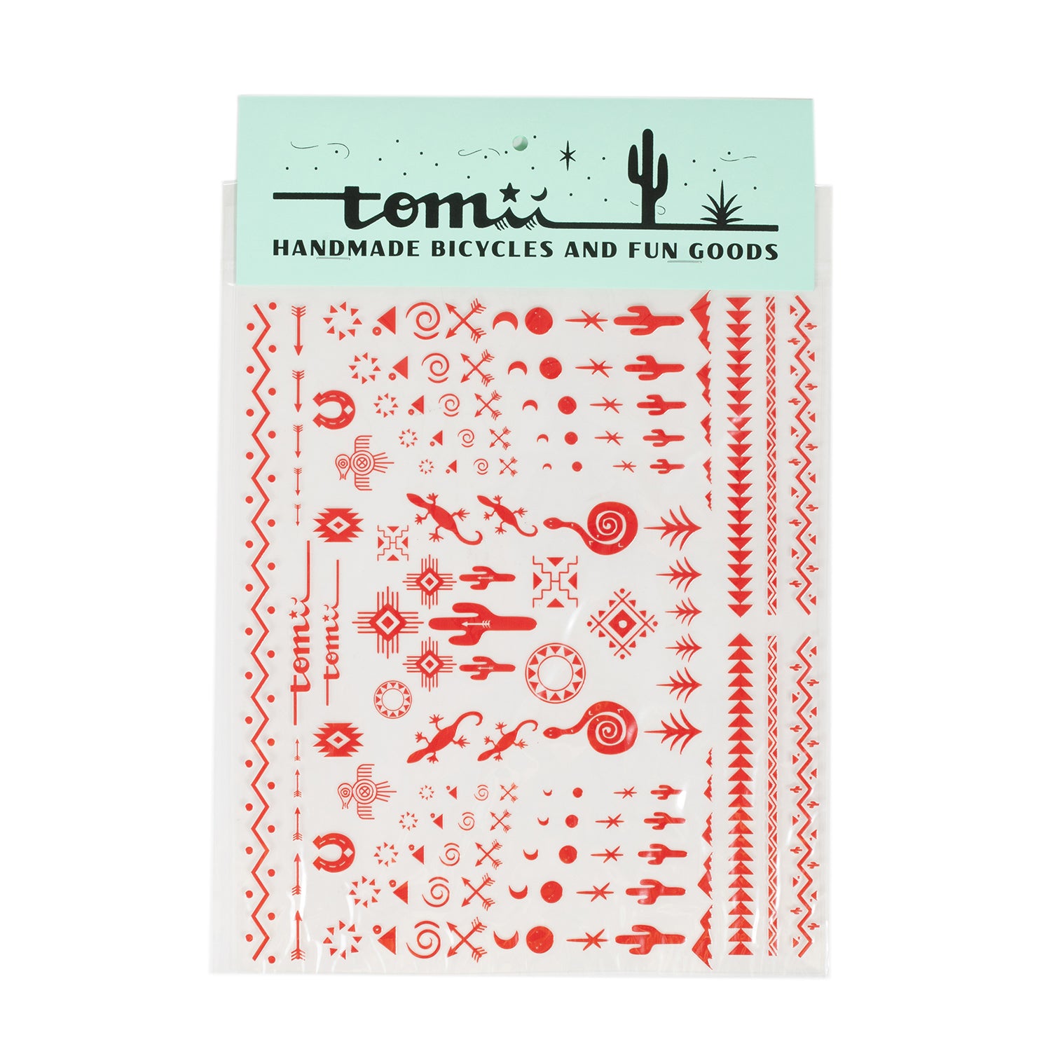 TOMII CYCLES "Desert Fossil" Decal Sheet