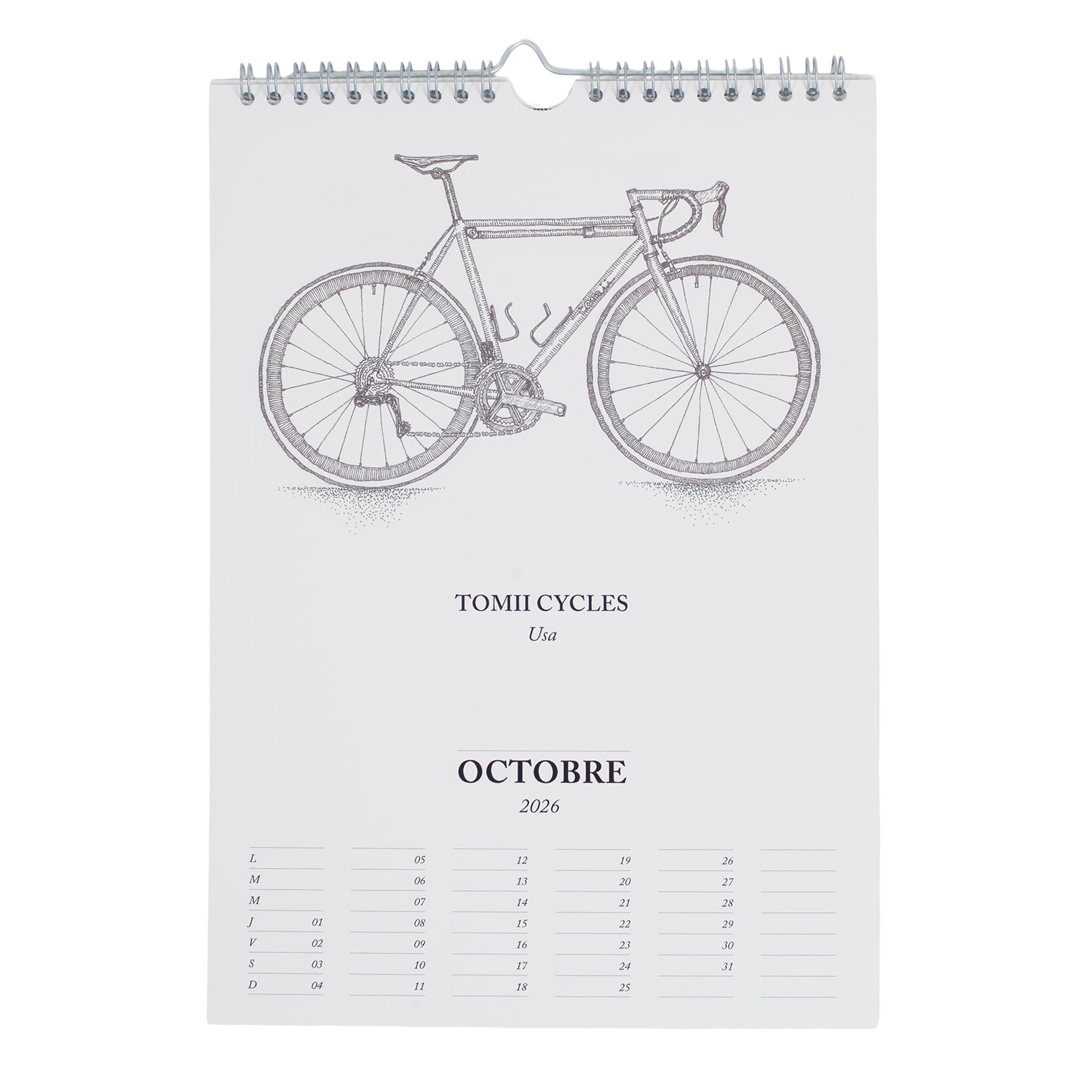 ATLAS DU CYCLE 2026 Calender