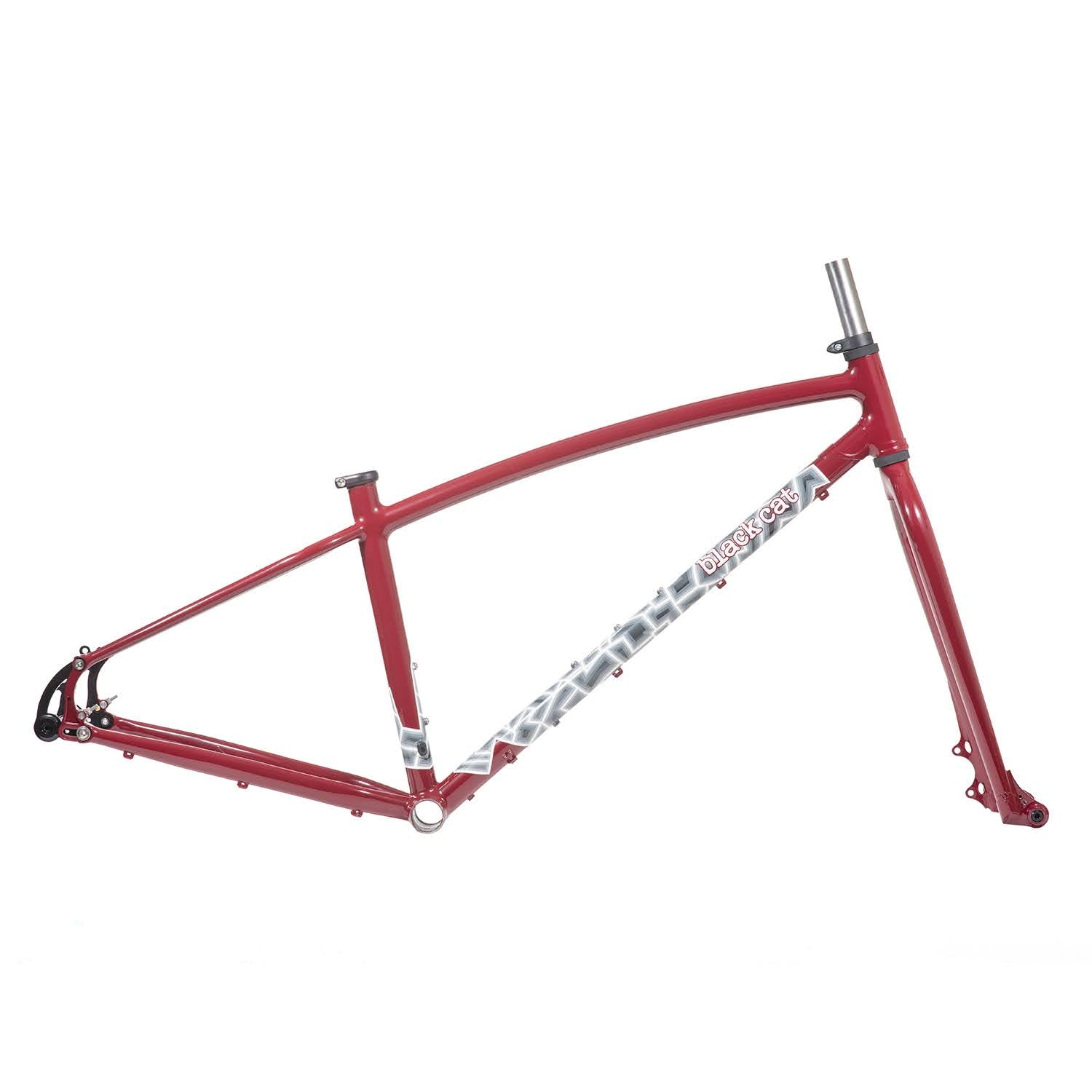 BLACKCAT BICYCLES Swami Frame Set / Bordeaux / Size : Small