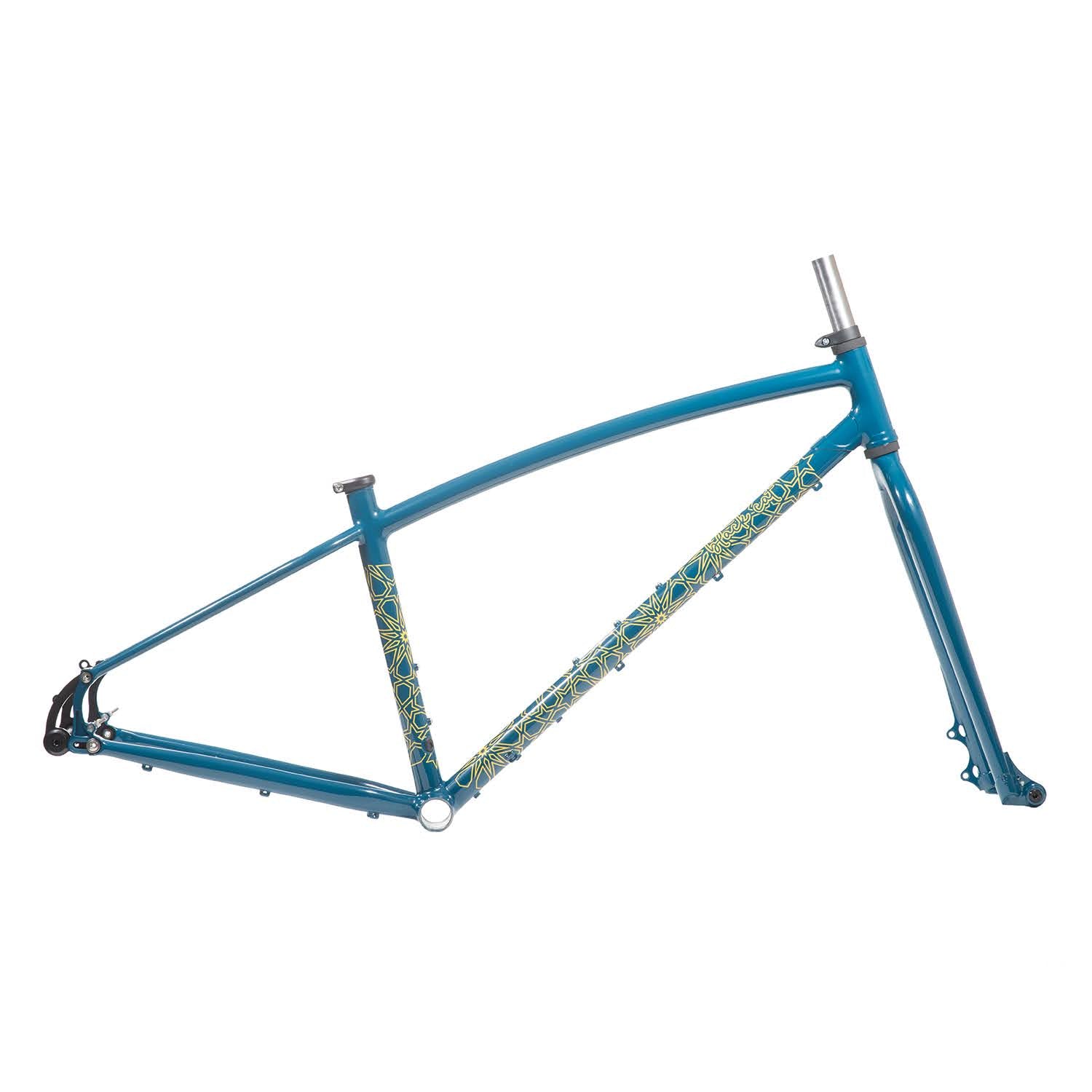 BLACKCAT BICYCLES Swami Frame Set / Azure Blue / Size : Small
