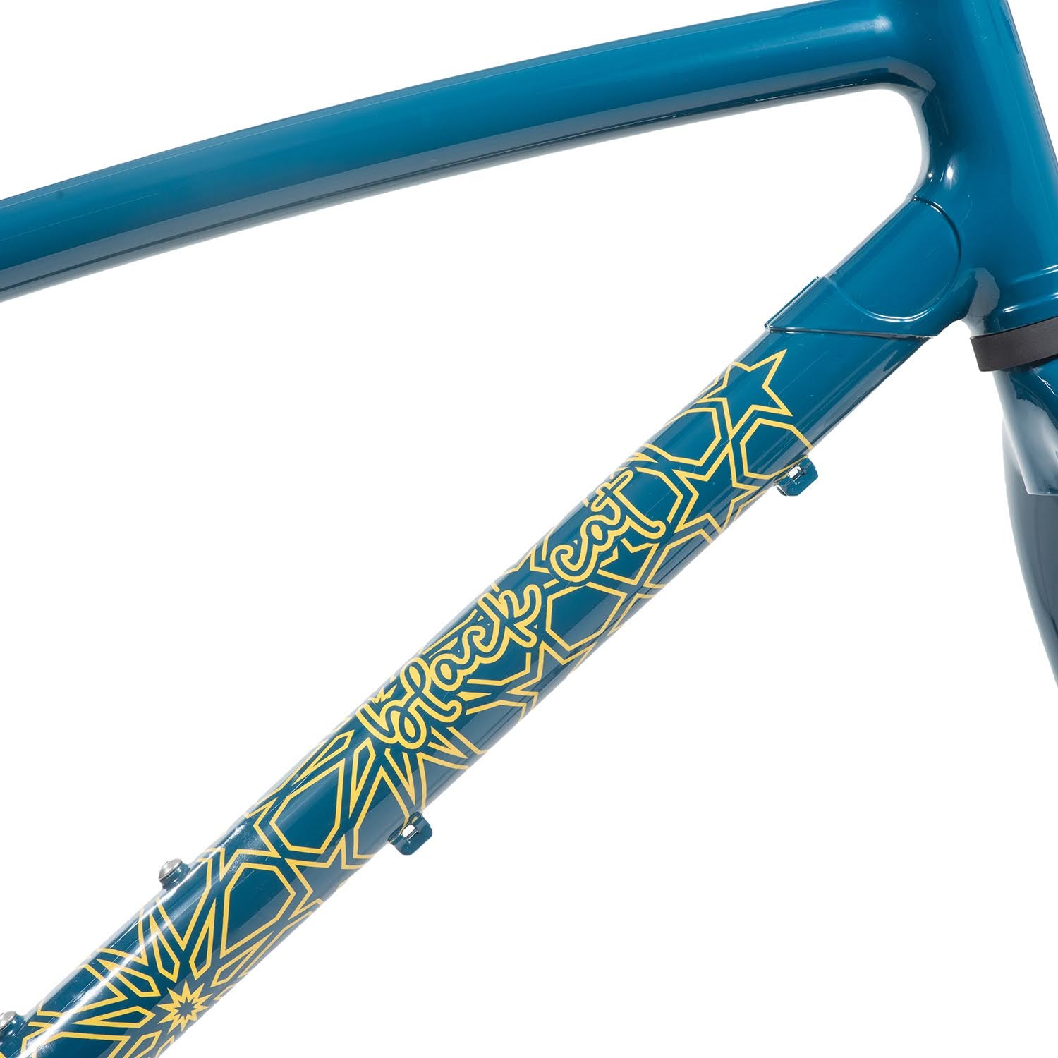 BLACKCAT BICYCLES Swami Frame Set / Azure Blue / Size : Small