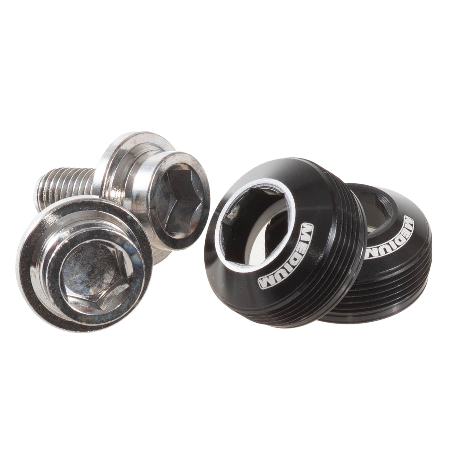 MEDIUM Alloy Cup Crank Bolts Set