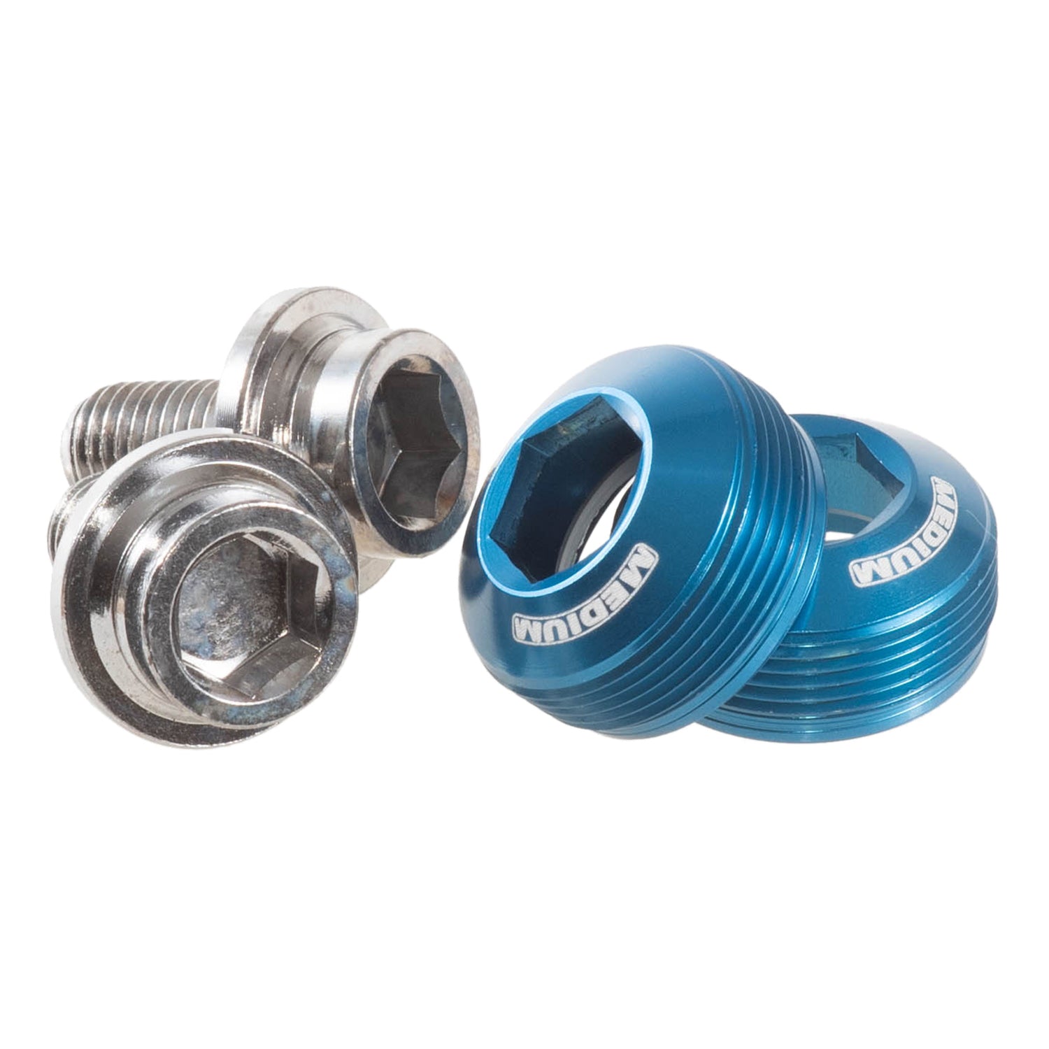 MEDIUM Alloy Cup Crank Bolts Set