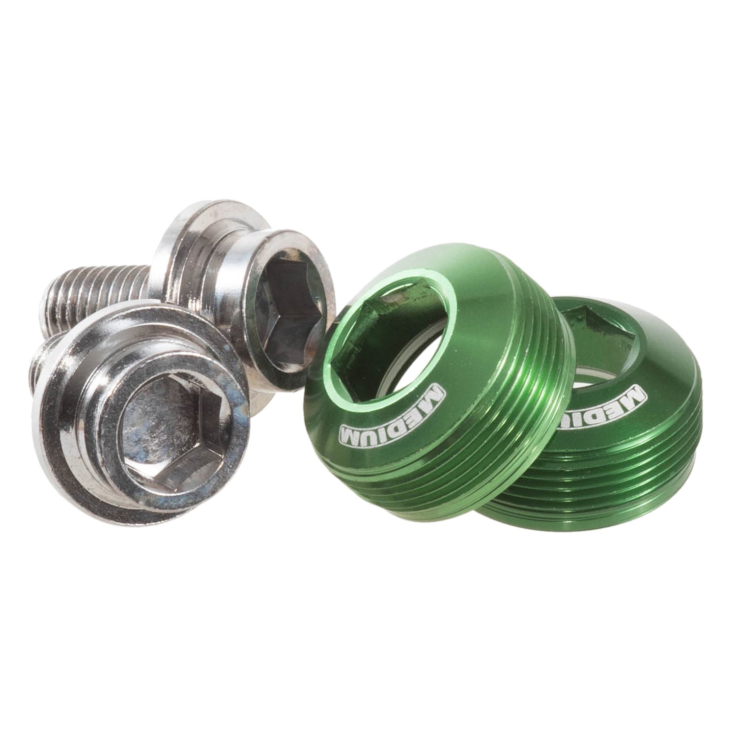 MEDIUM Alloy Cup Crank Bolts Set