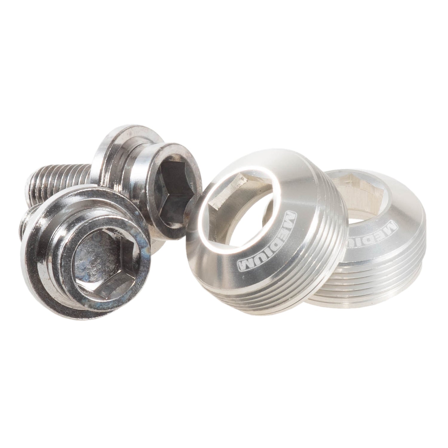 MEDIUM Alloy Cup Crank Bolts Set