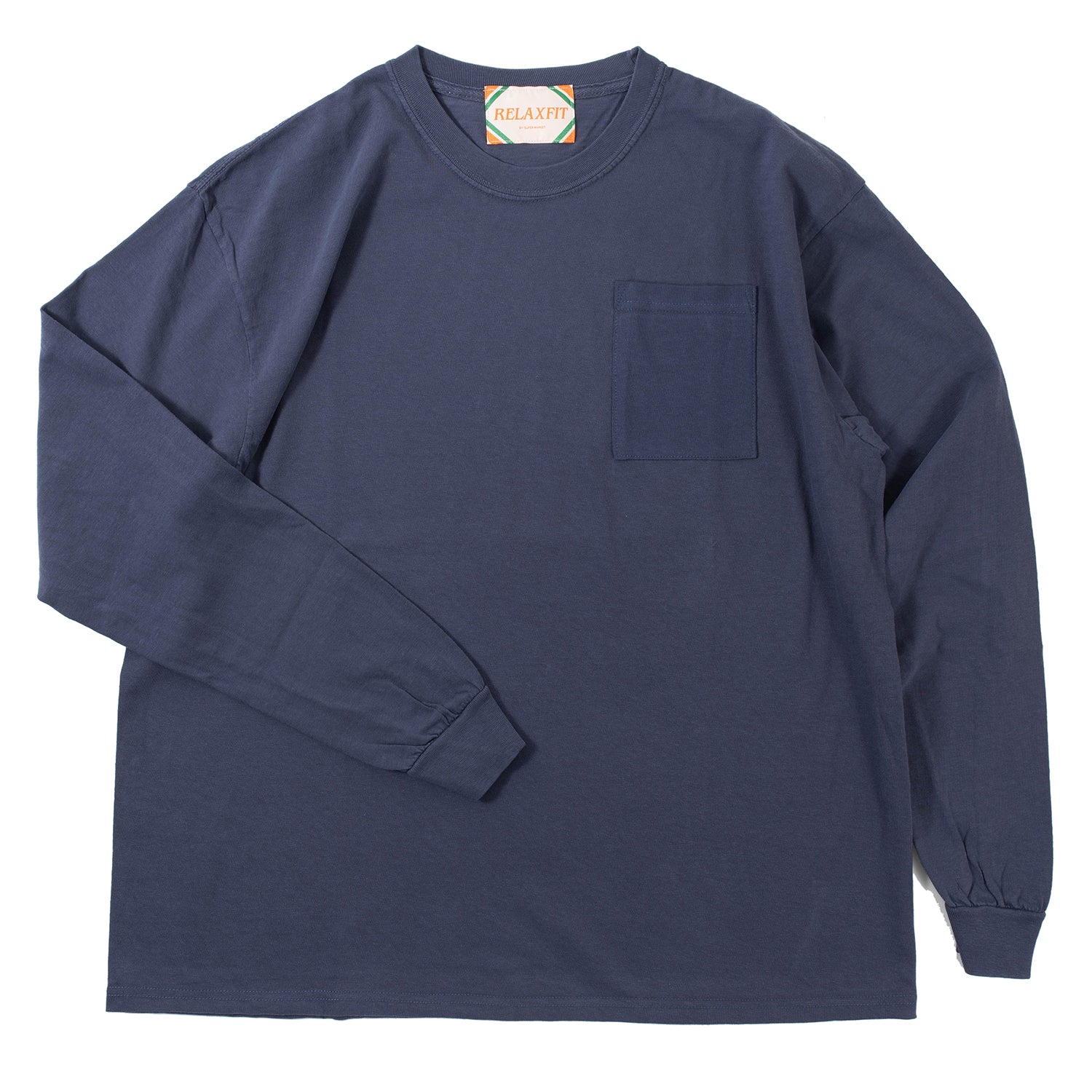 RELAX FIT Fade Pocket Longsleeve T-shirt