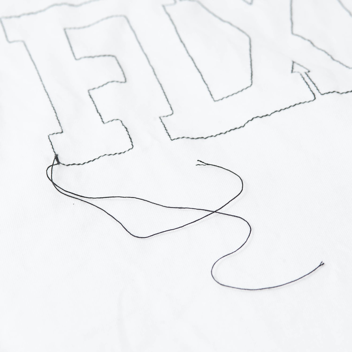 RELAX FIT Stitch T-shirt “ FIXED ” Made for Circles