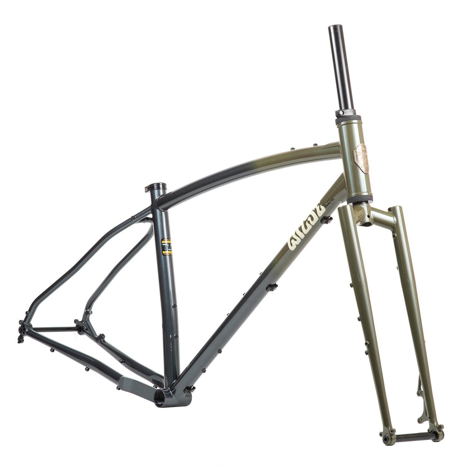 WILDE BICYCLE Supertramp Frame Set - Sparkly Green Grey
