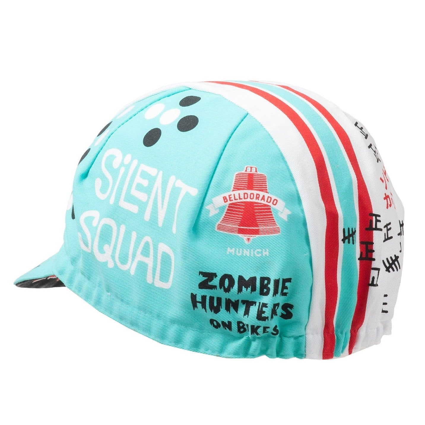 ADAM BELL'S WORKS Cycling Cap - Zombie Hunters on Bikes