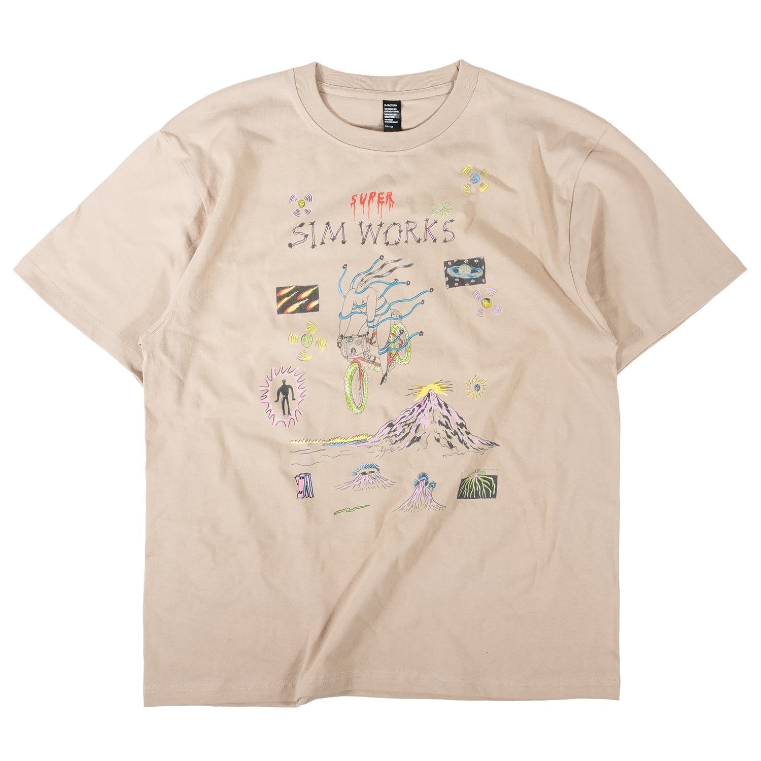 GHOOOST x SIMWORKS Ride Me to the Moon Tee