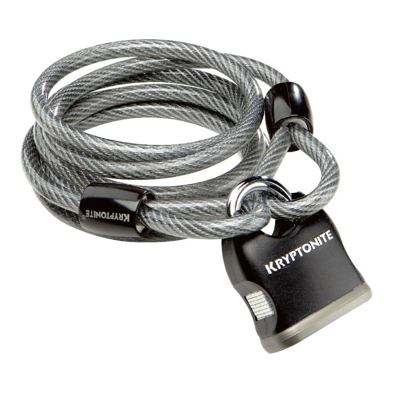 KRYPTONITE Kryptoflex 818 Looped Cable & Padlock