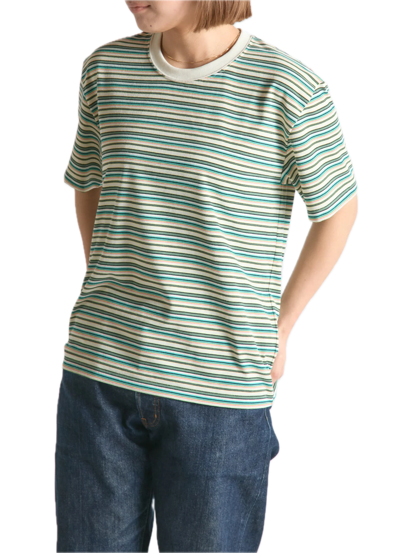 BRING Drycottony Multi Border T-shirt