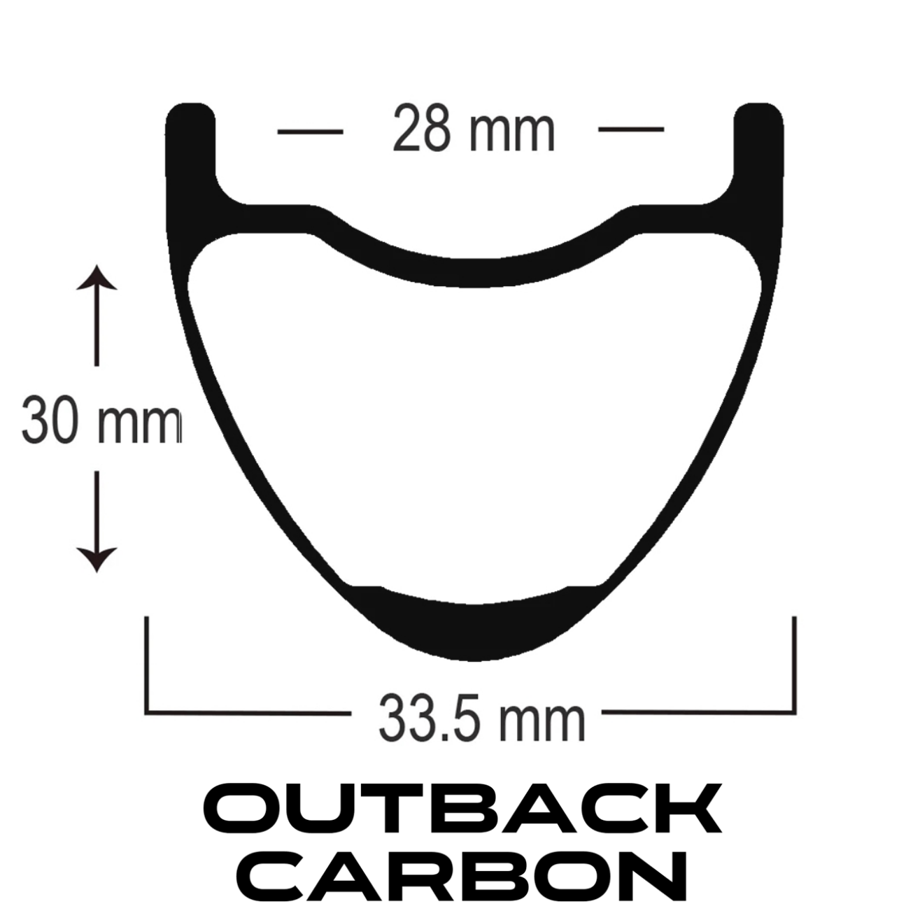 ASTRAL CYCLING Outback Carbon Rim - 650B