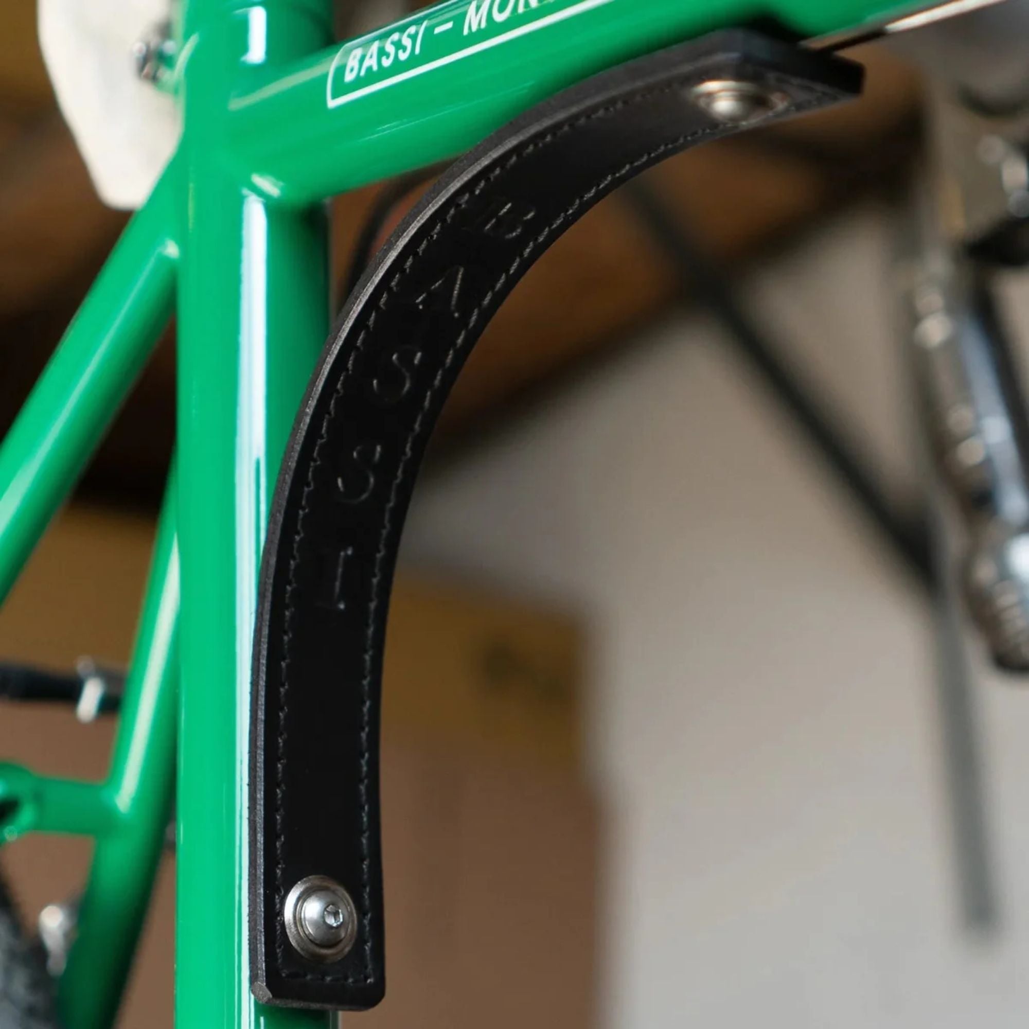 BASSI BIKES Leather Frame Strap