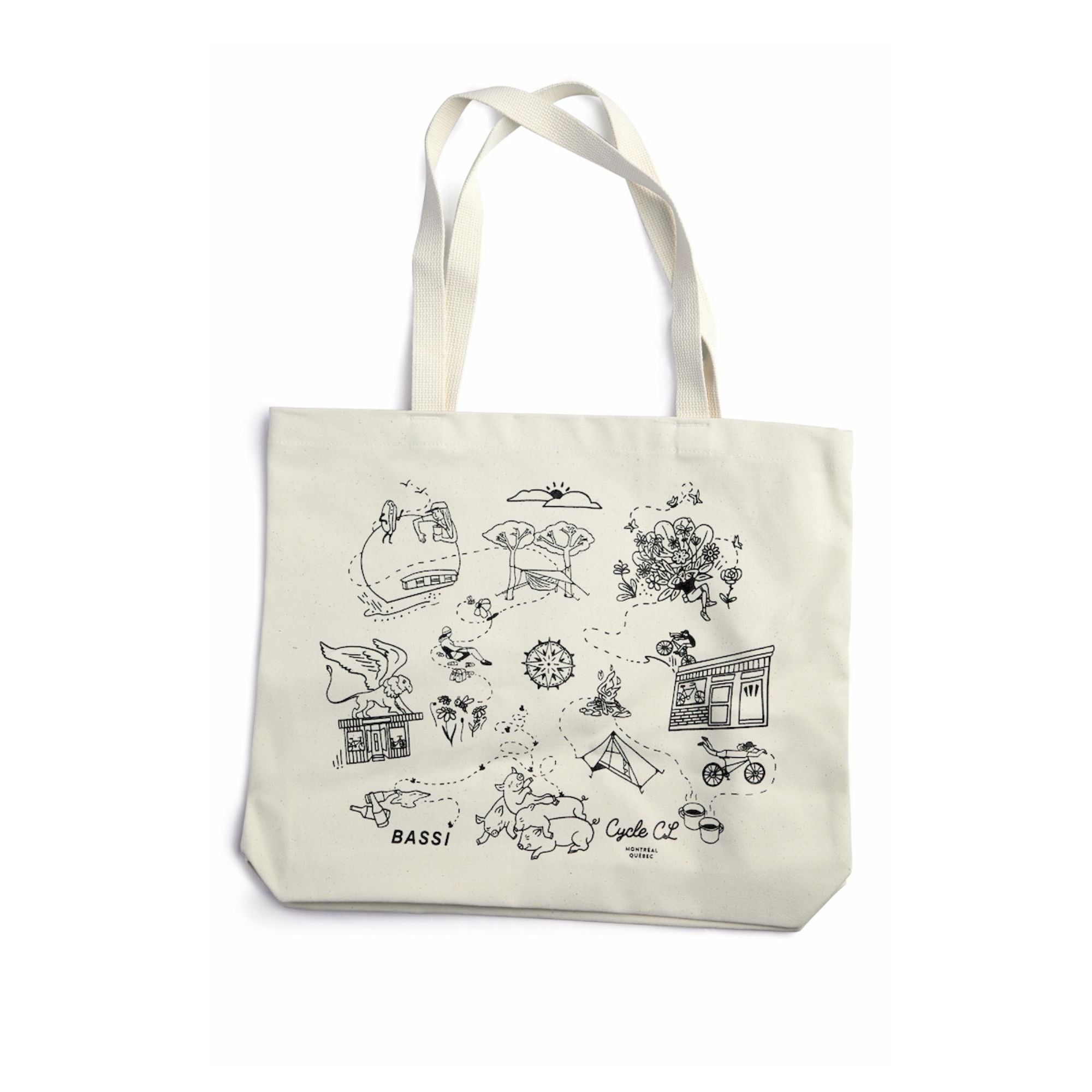 BASSI BIKES Tote Bag