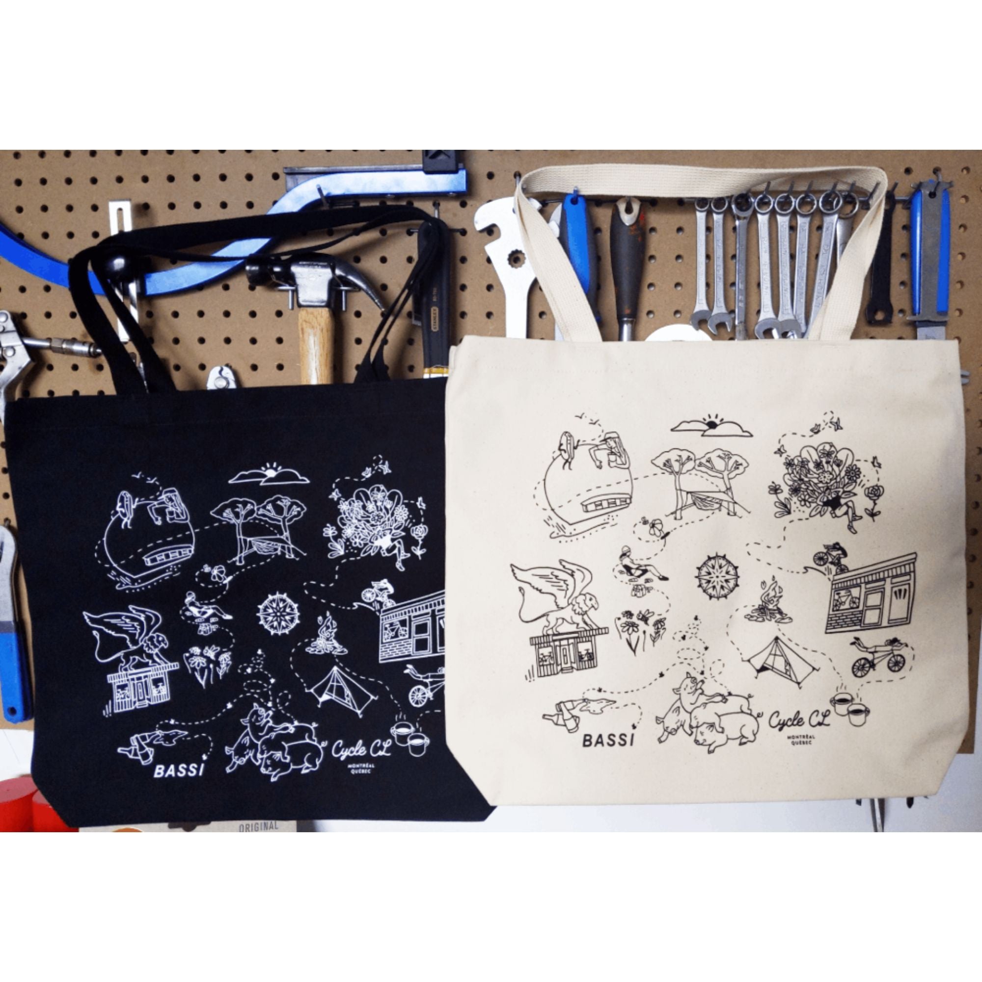 BASSI BIKES Tote Bag