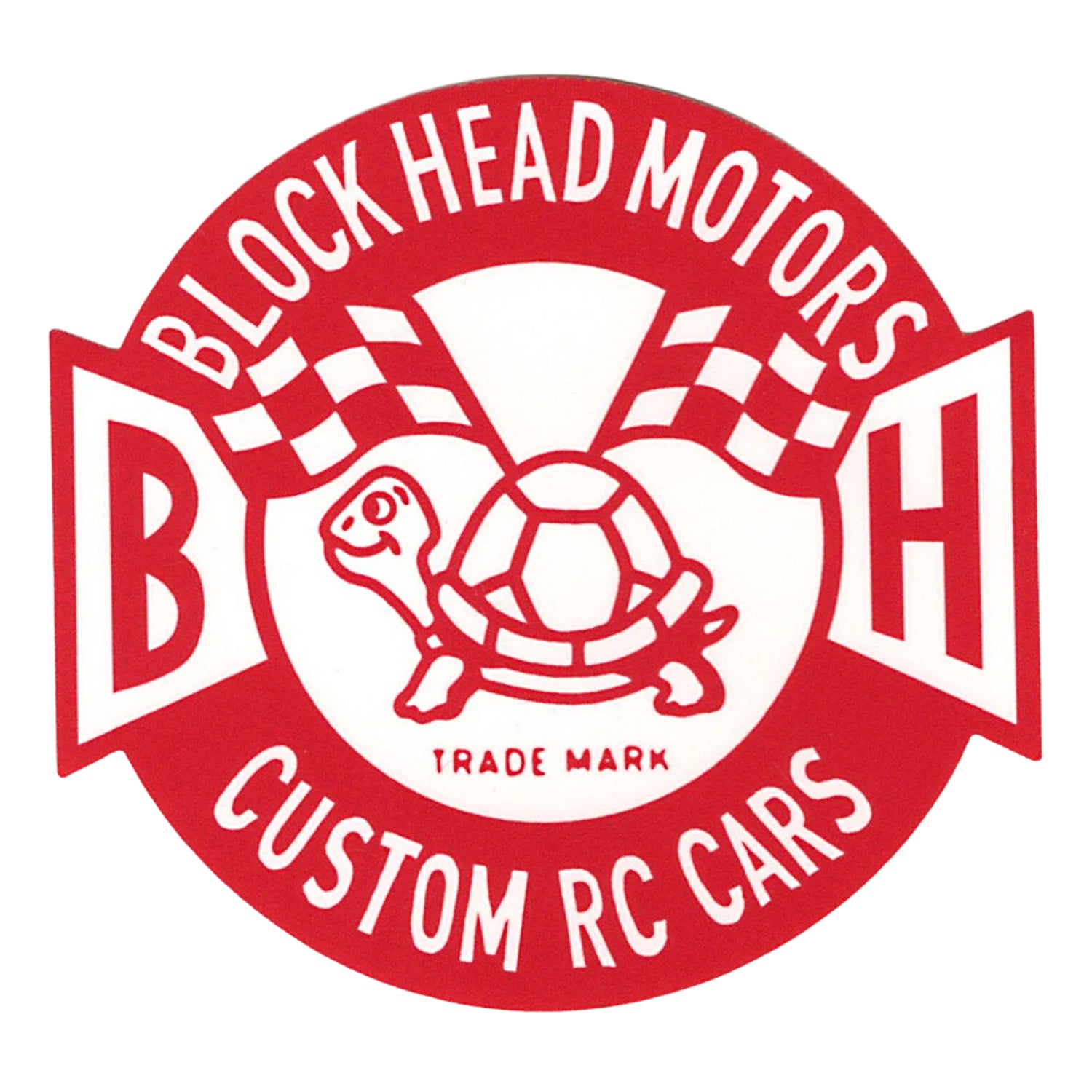 BLOCKHEAD MOTORS Emblem Sticker