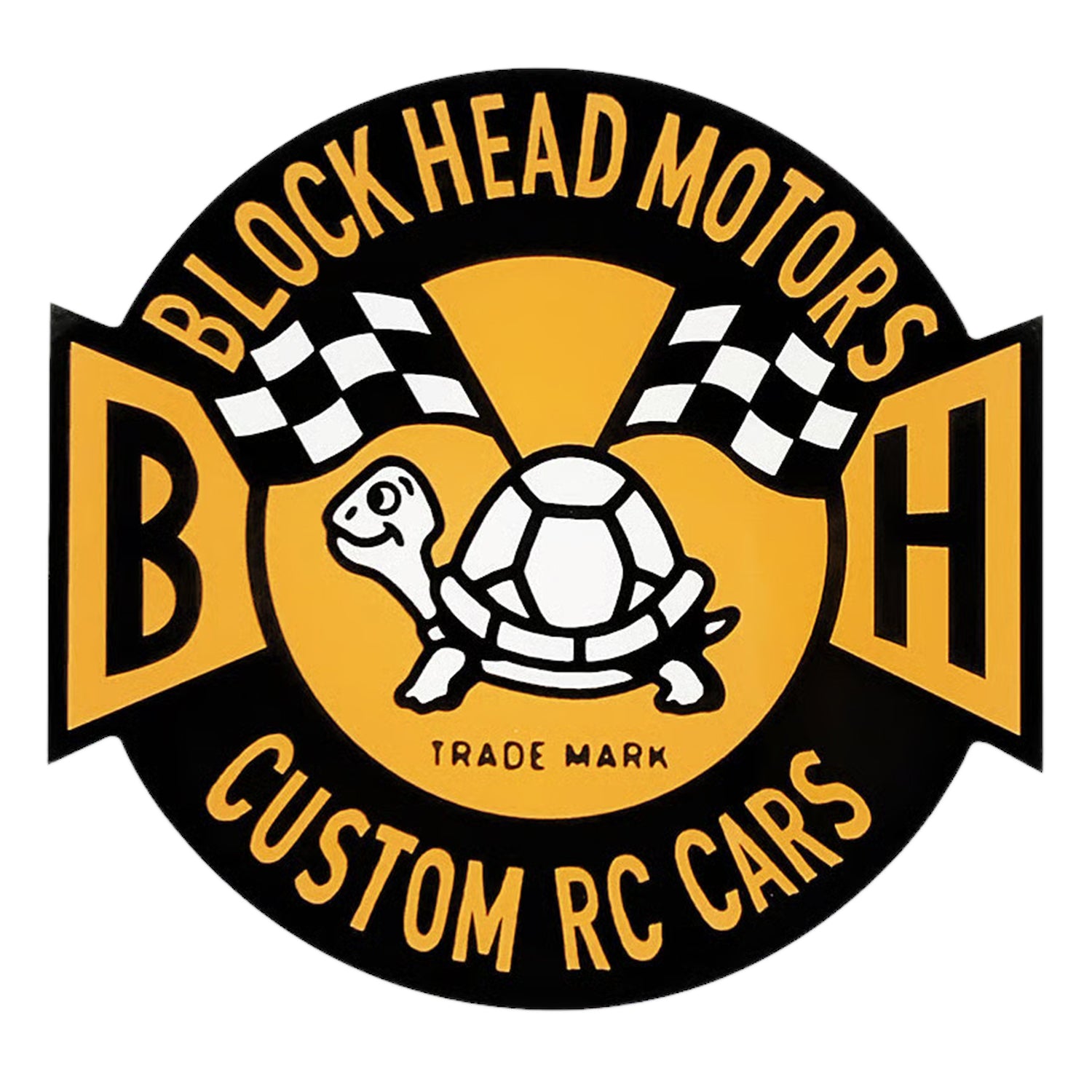 BLOCKHEAD MOTORS Emblem Sticker