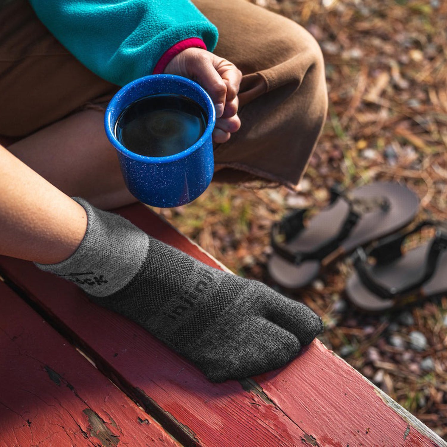 BEDROCK SANDALS Performance Split-Toe Socks