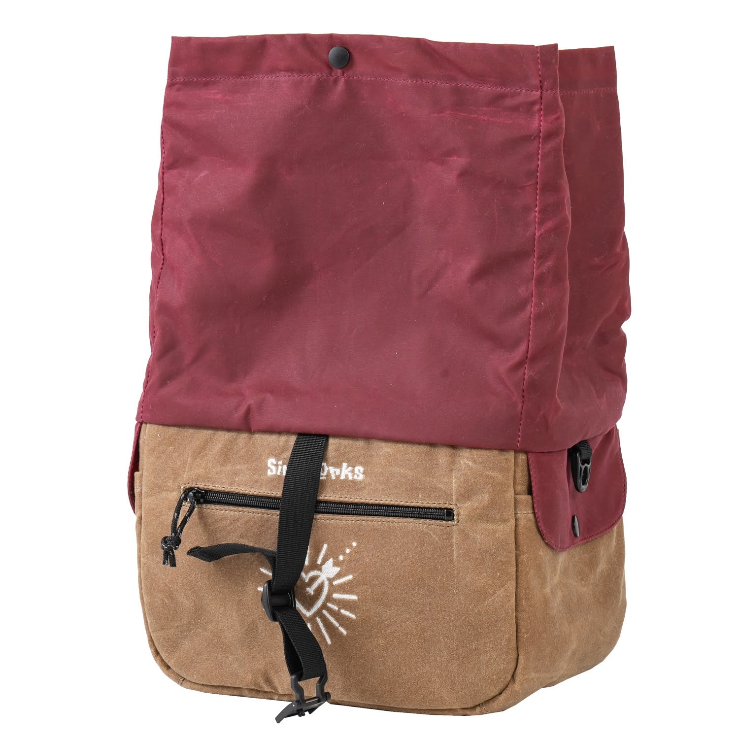 RANDI JO FABRICATIONS x SIMWORKS Muscovy Bag with Nitto Bag Supporter (31.8mm)