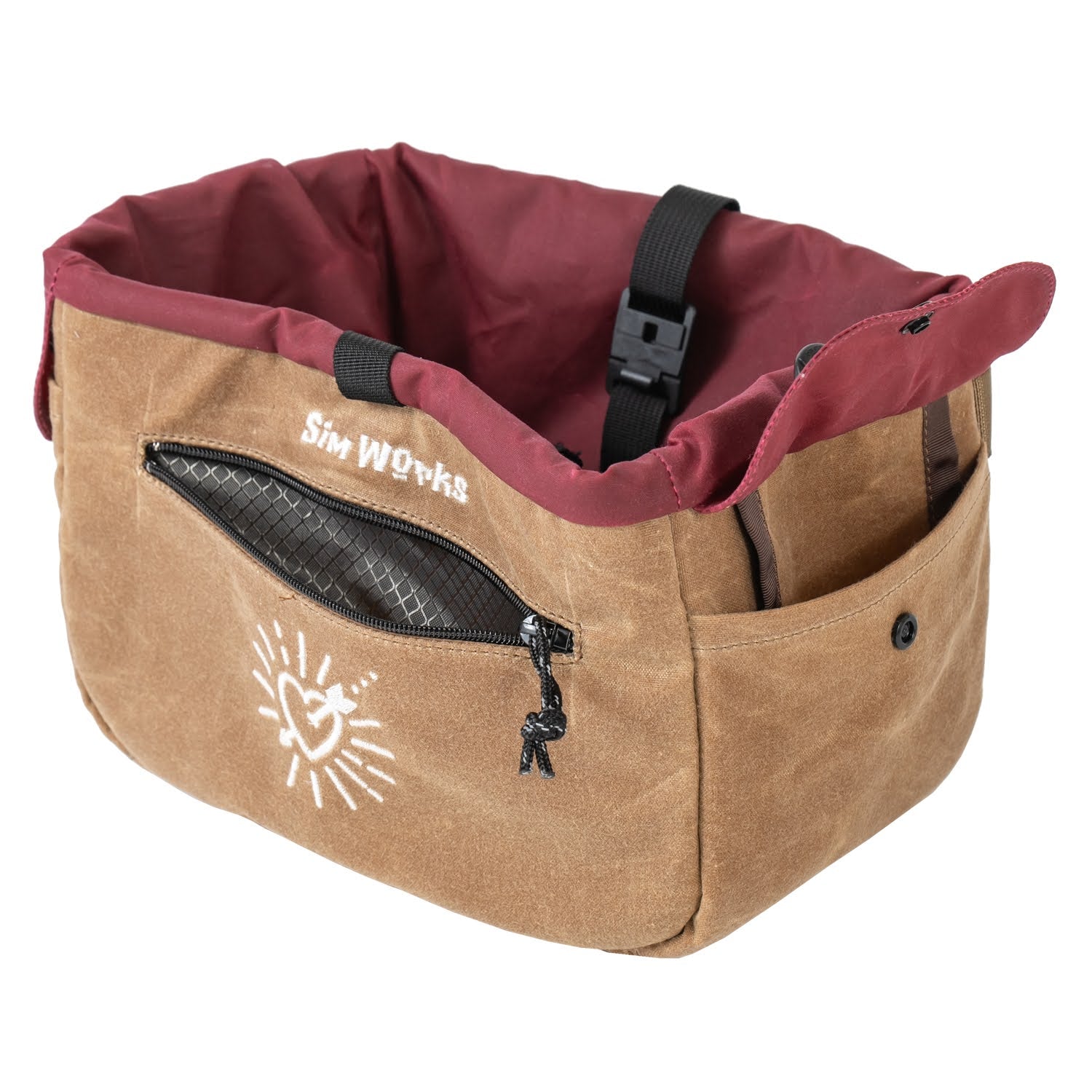 RANDI JO FABRICATIONS x SIMWORKS Muscovy Bag with Nitto Bag Supporter (31.8mm)