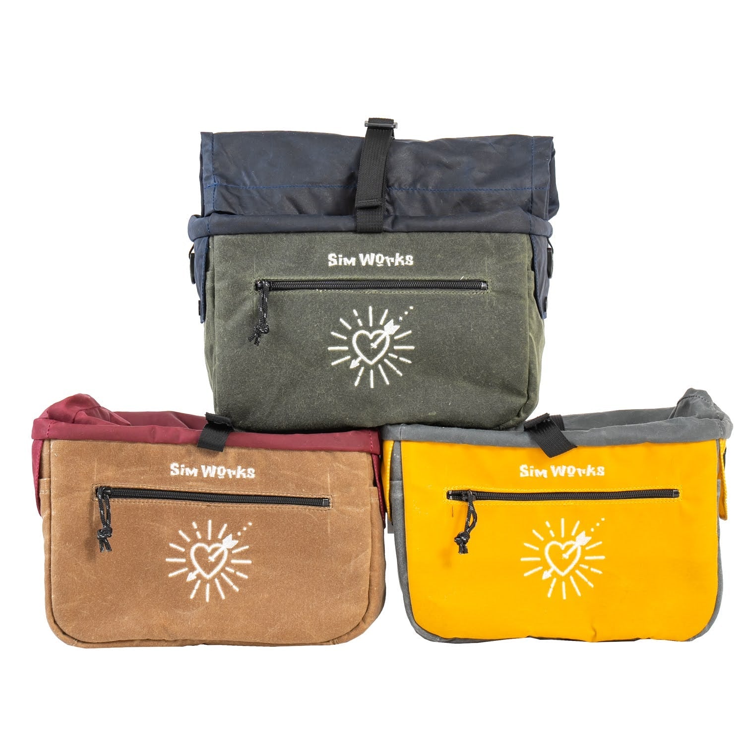 RANDI JO FABRICATIONS x SIMWORKS Muscovy Bag with Nitto Bag Supporter (31.8mm)
