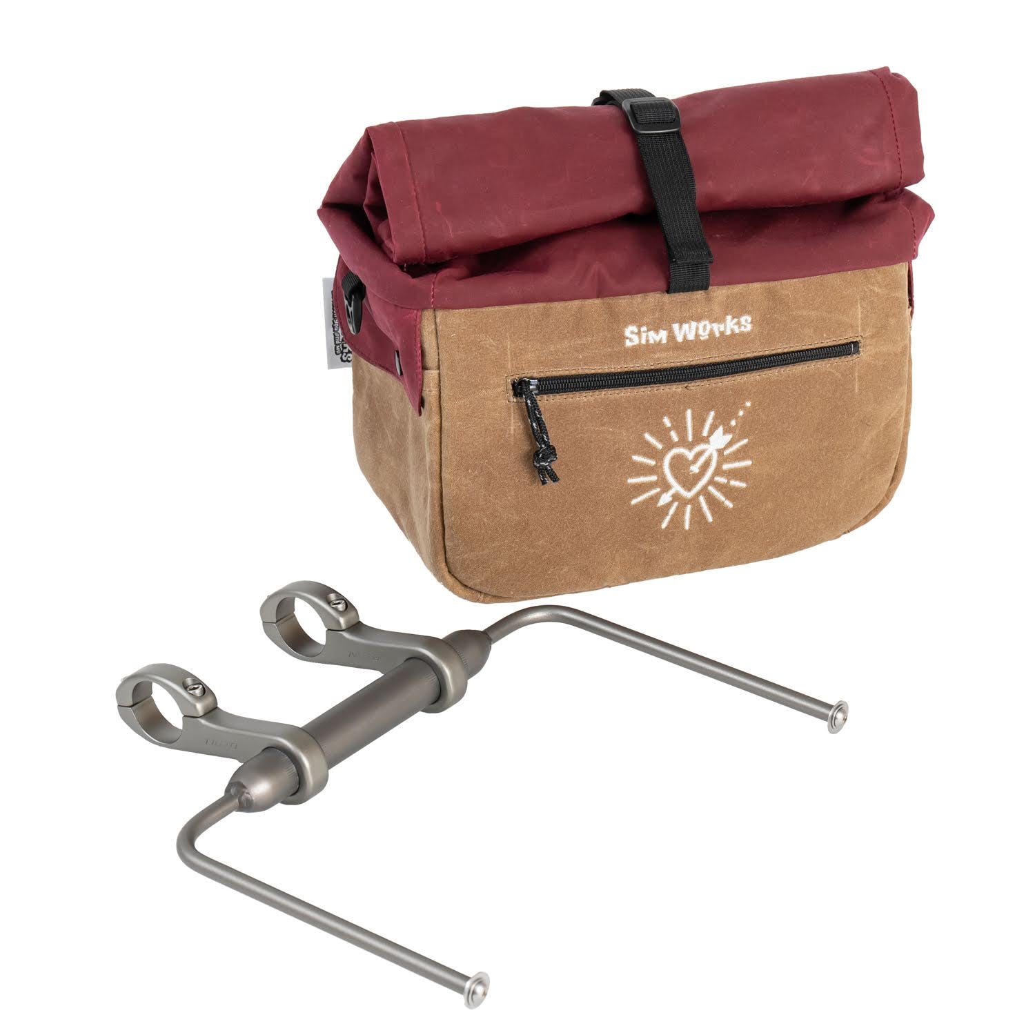 RANDI JO FABRICATIONS x SIMWORKS Muscovy Bag with Nitto Bag Supporter (31.8mm)