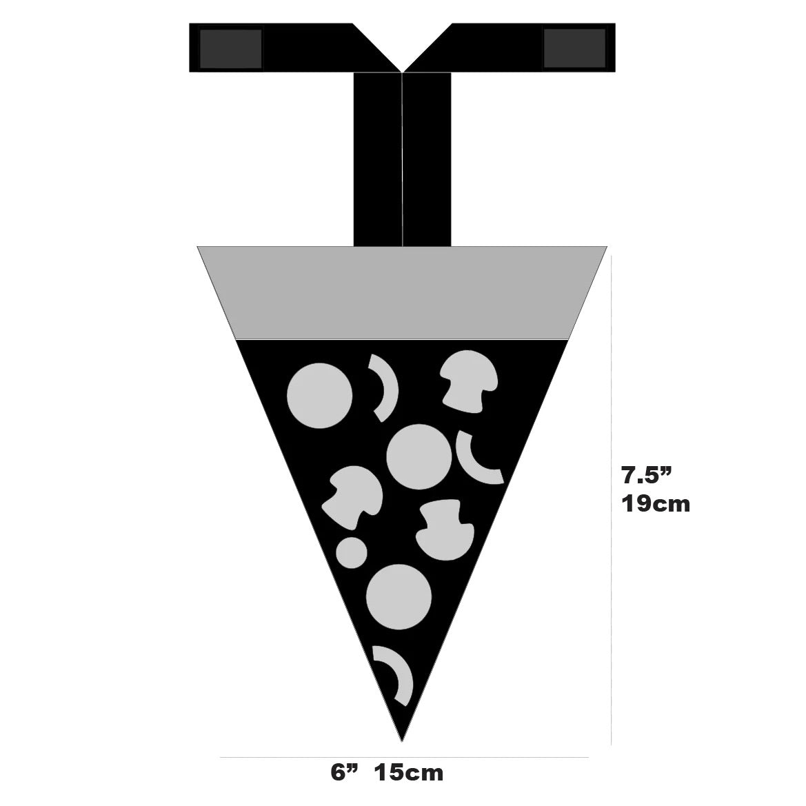 SAFETY PIZZA Burnt Slice