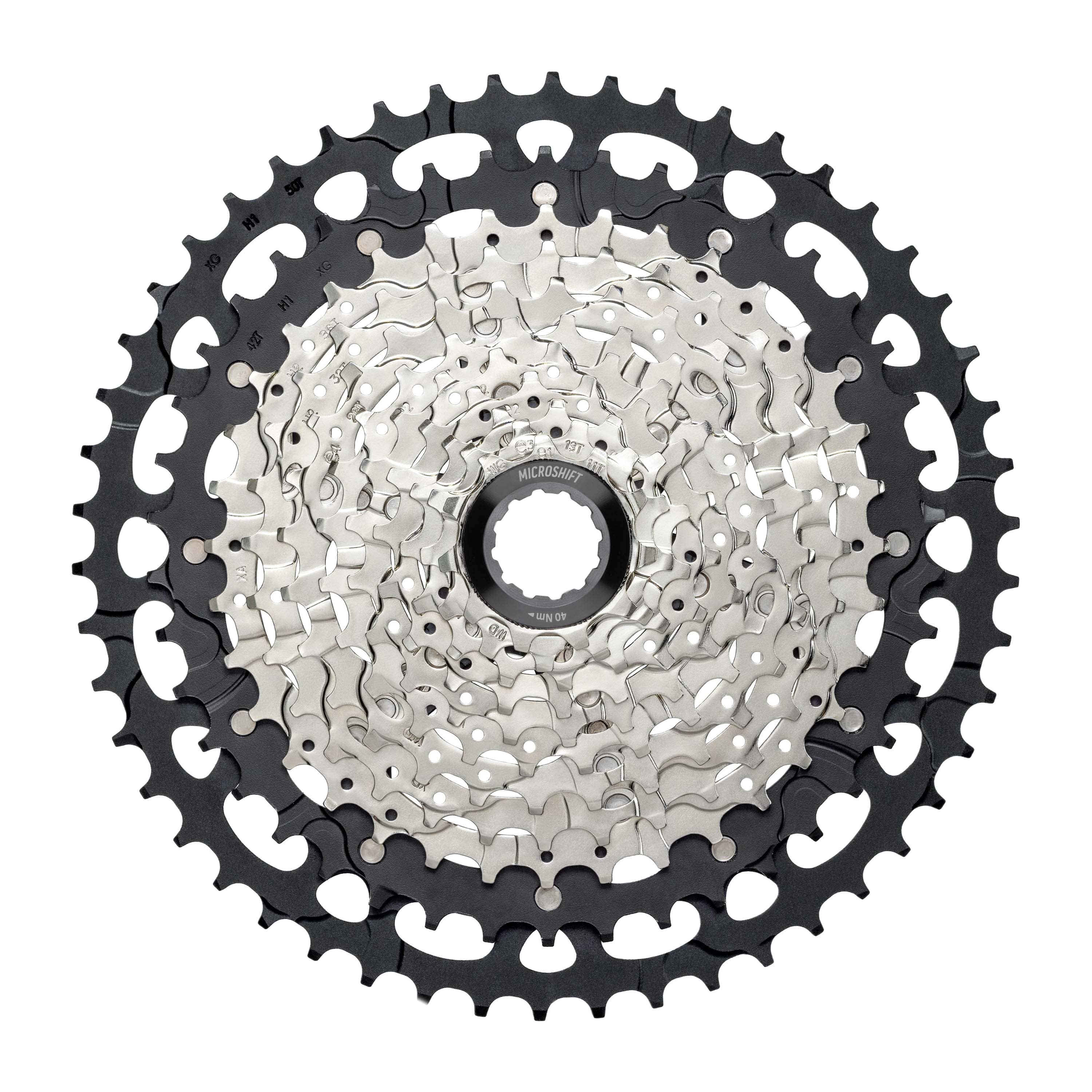 MICRO SHIFT Advent MX G-Series Alloy SpeedRamp Cassette 11 Speed 11-50t