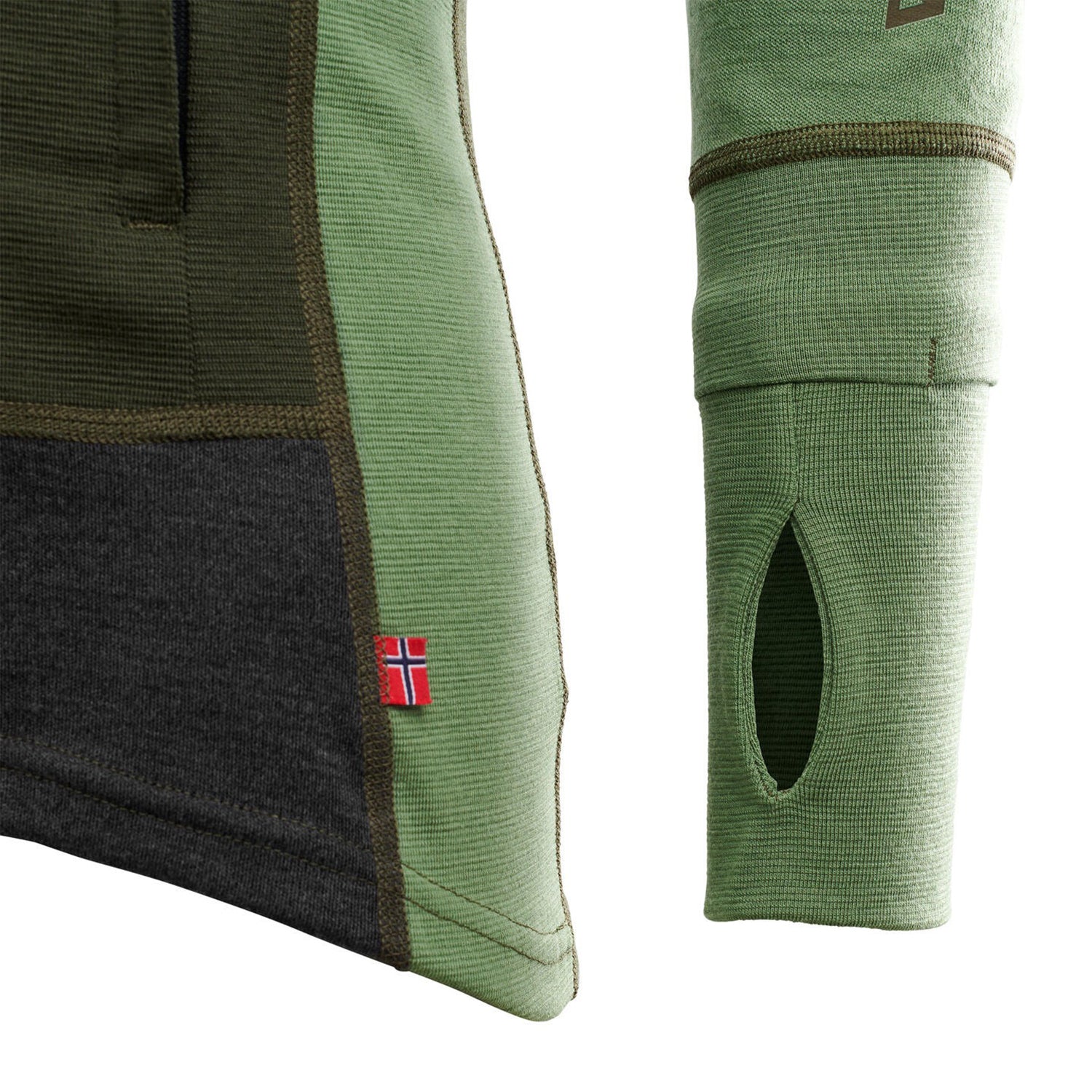 ACLIMA M ’s Warmwool Hood Sweater W / Zip