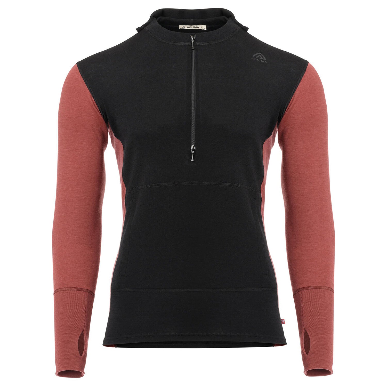 ACLIMA M ’s Warmwool Hood Sweater W / Zip