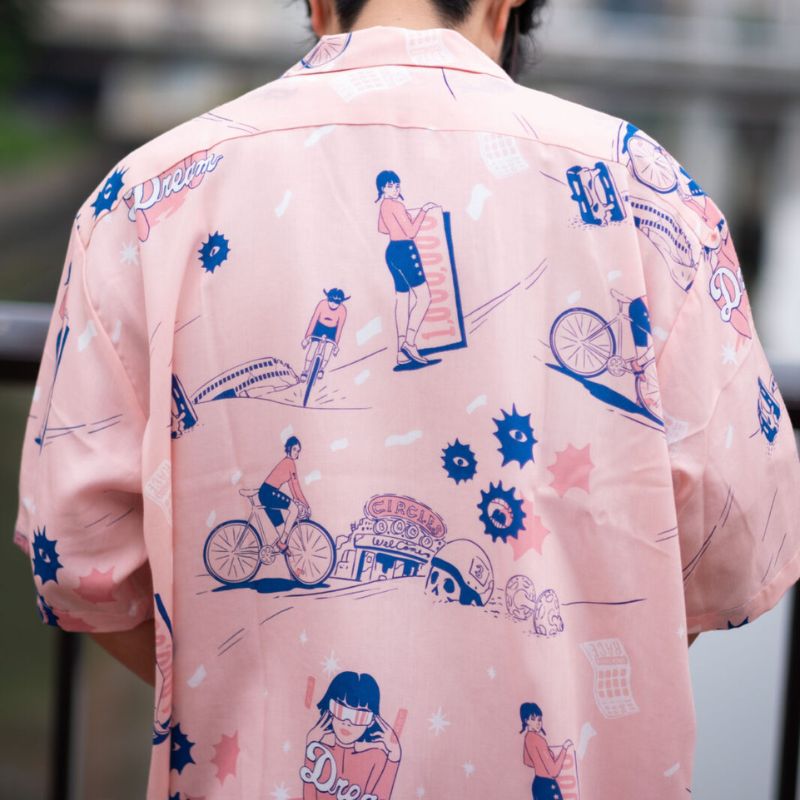 CIRCLES ORIGINAL EANBE Aloha Shirt / ニュー競輪