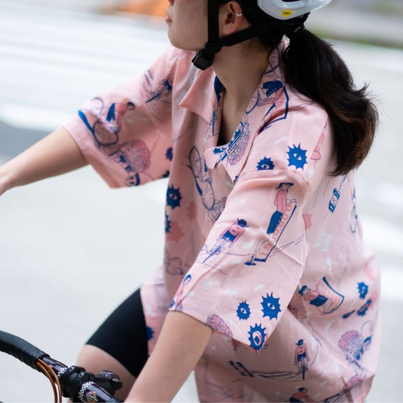 CIRCLES ORIGINAL EANBE Aloha Shirt / ニュー競輪