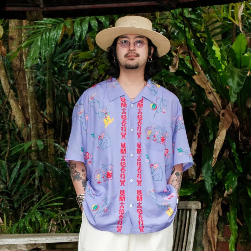EANBE Aloha Shirt / 徘徊猿