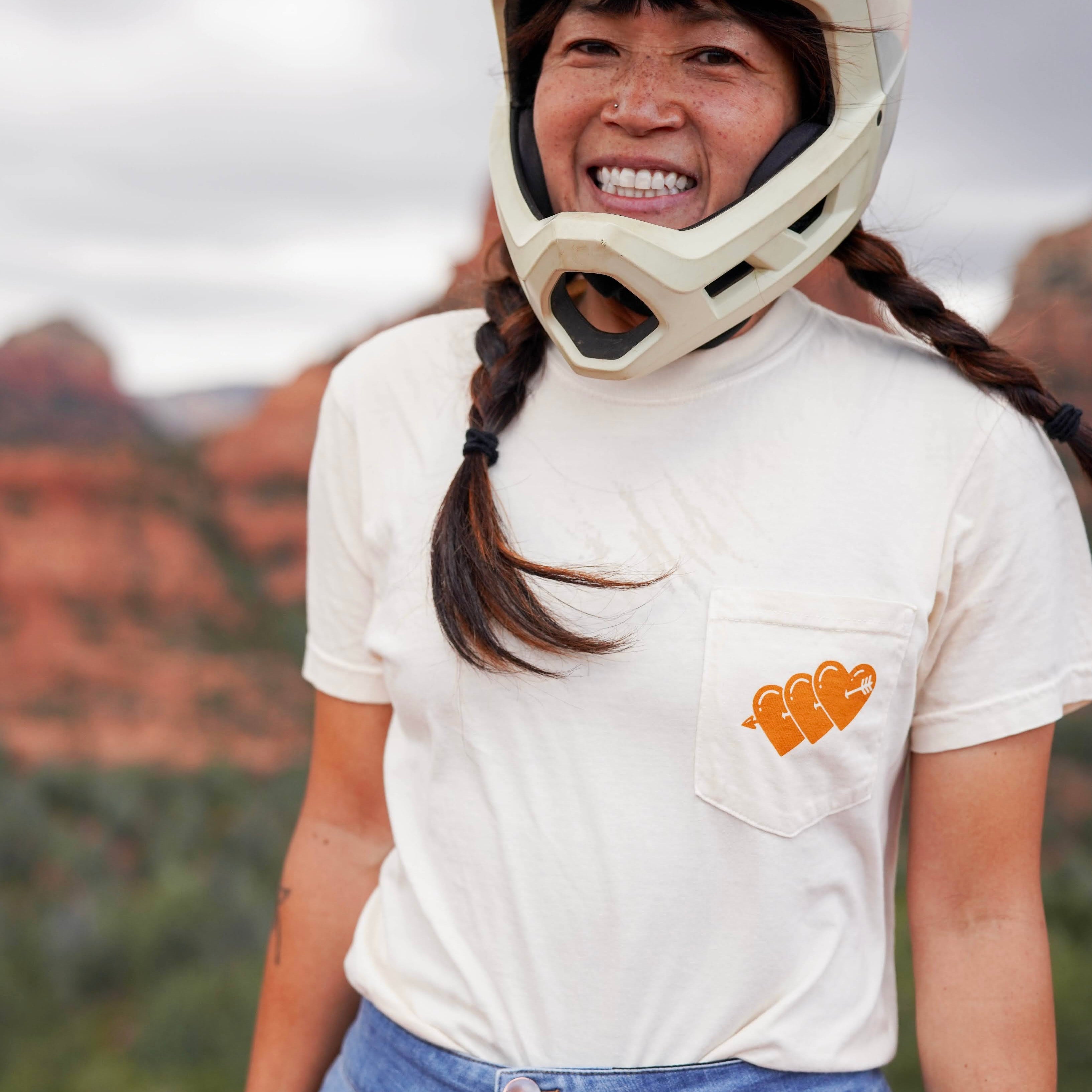 SIMWORKS Rising Hearts Pocket T-shirt